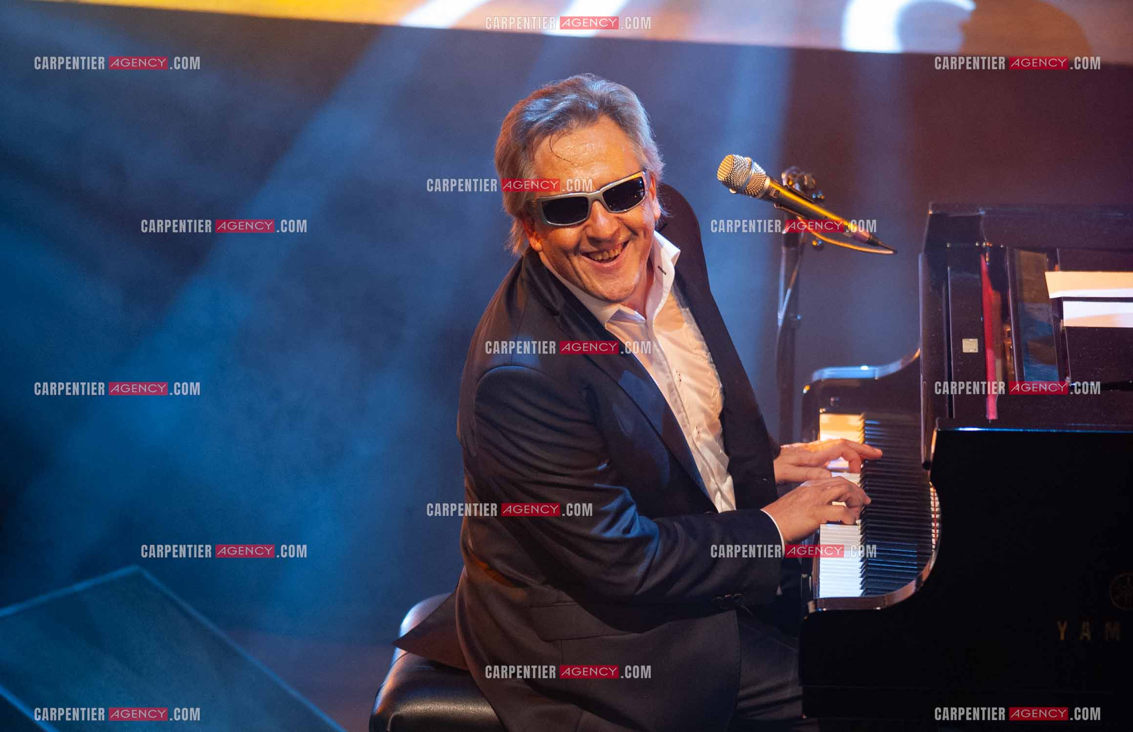 Le chanteur Gilbert Montagné en concert à la salle Gaveau pour trois soirs en 2010.    ( Exclusif )