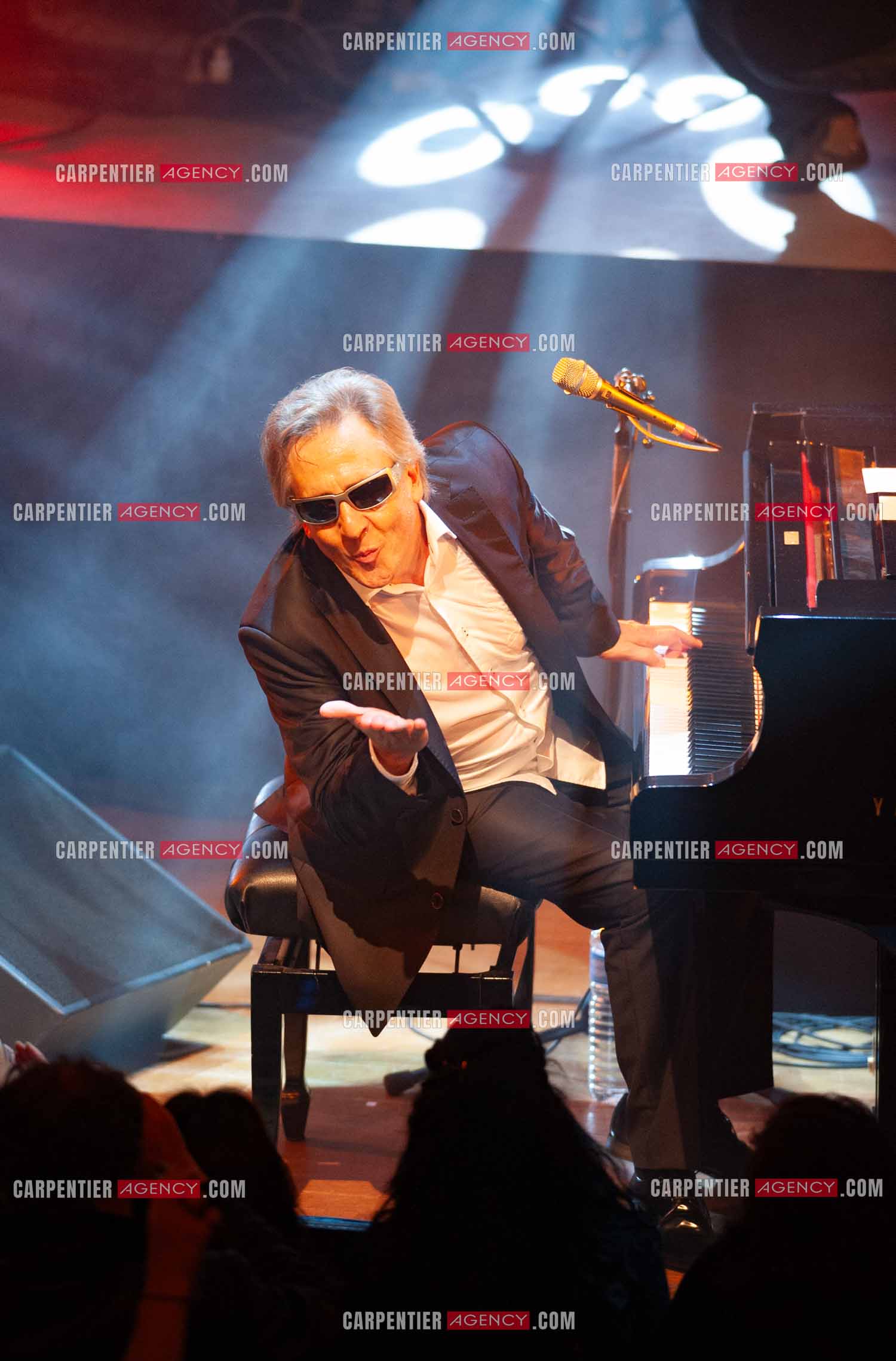 Le chanteur Gilbert Montagné en concert à la salle Gaveau pour trois soirs en 2010.    ( Exclusif )
