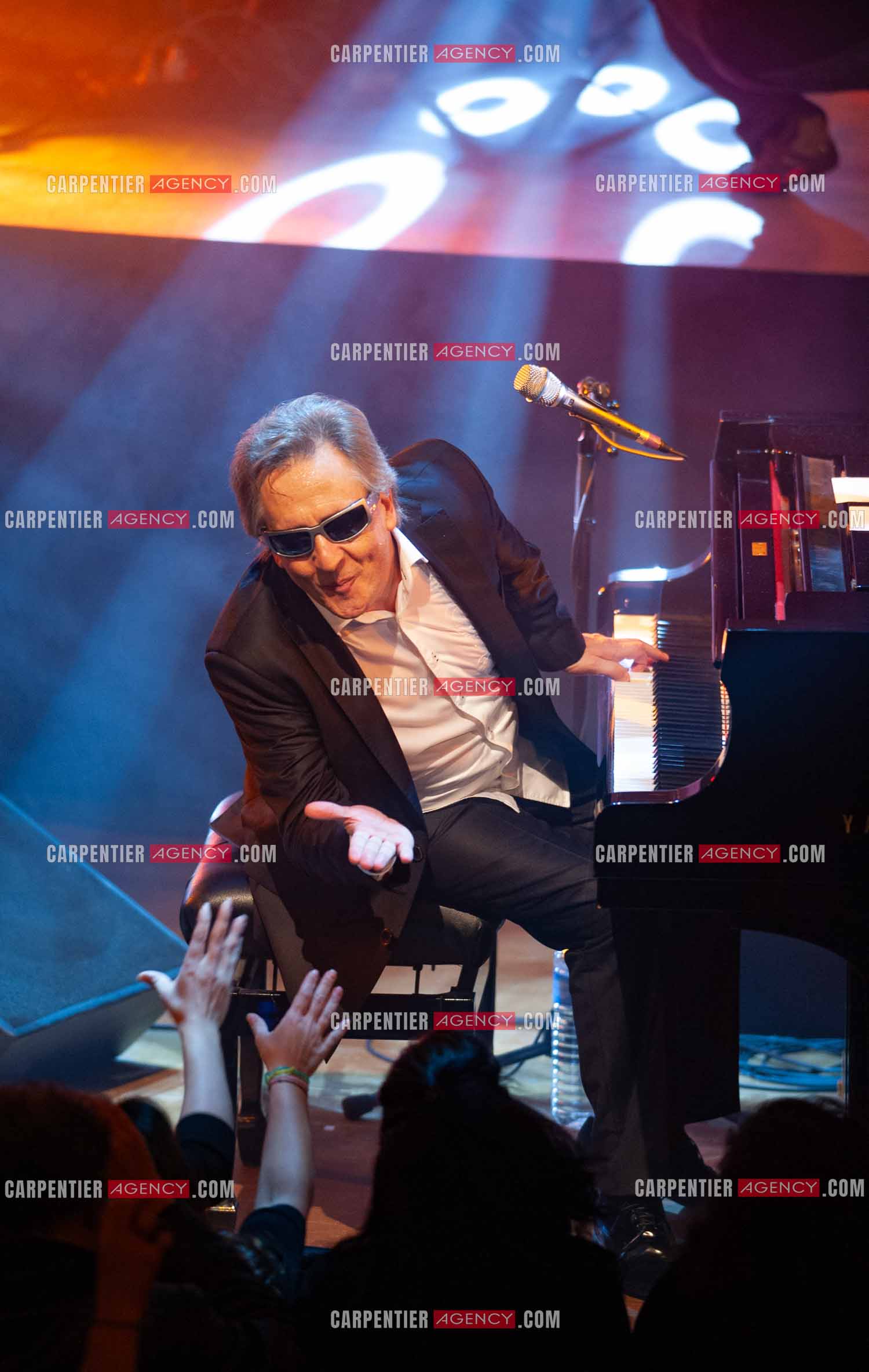 Le chanteur Gilbert Montagné en concert à la salle Gaveau pour trois soirs en 2010.    ( Exclusif )