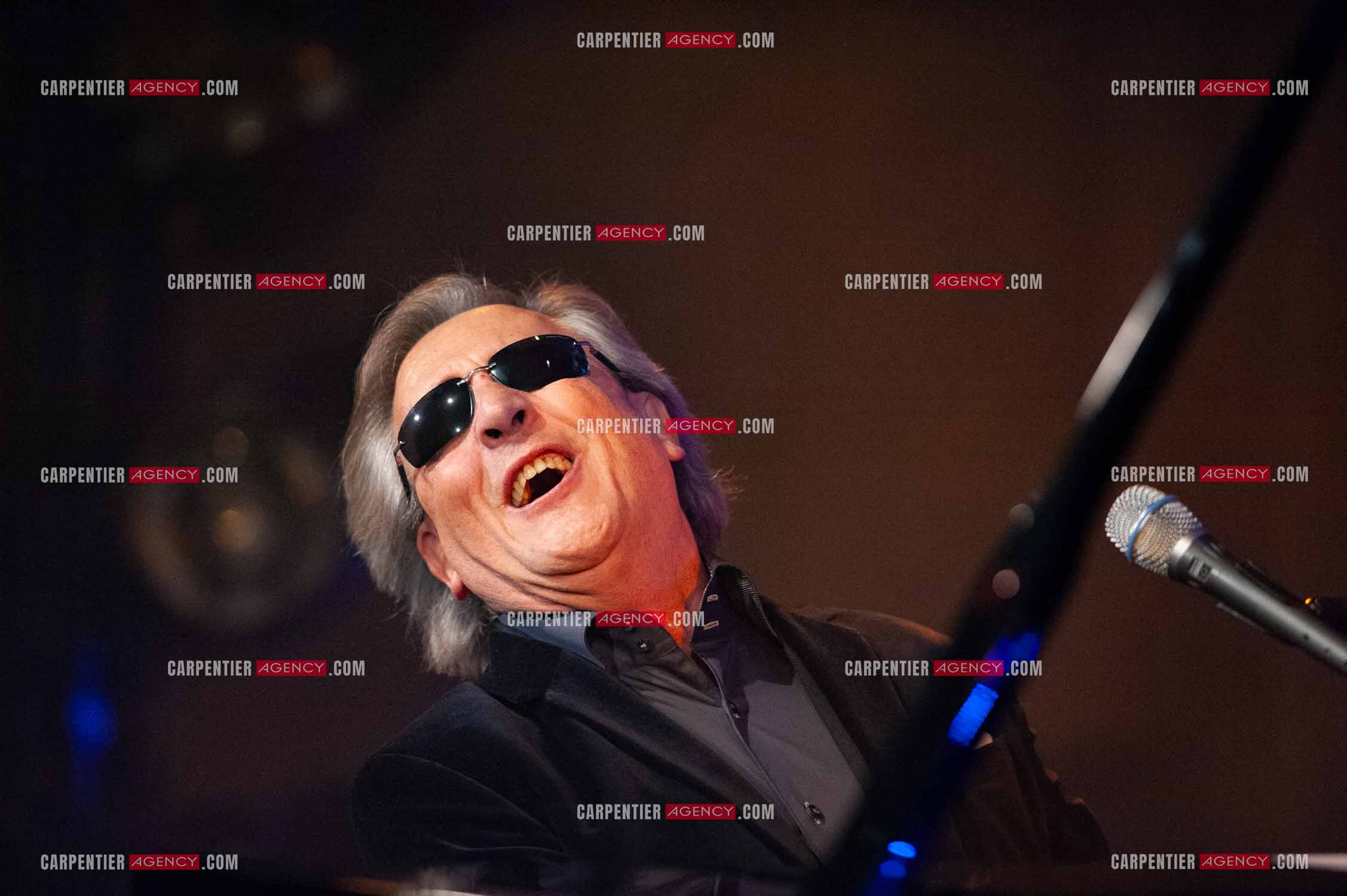 Le chanteur Gilbert Montagné en concert à la salle Gaveau pour trois soirs en 2010.    ( Exclusif )