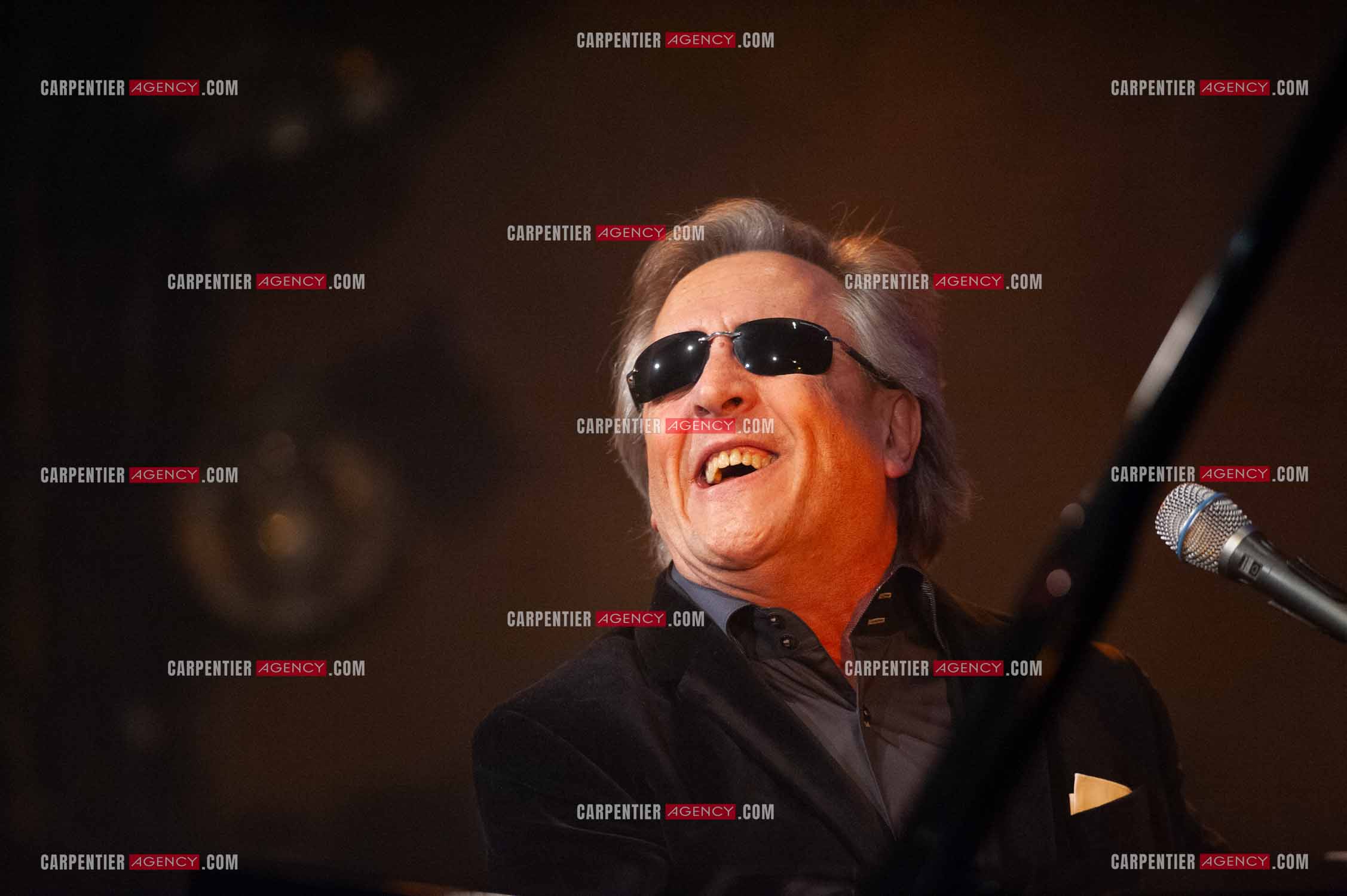 Le chanteur Gilbert Montagné en concert à la salle Gaveau pour trois soirs en 2010.    ( Exclusif )