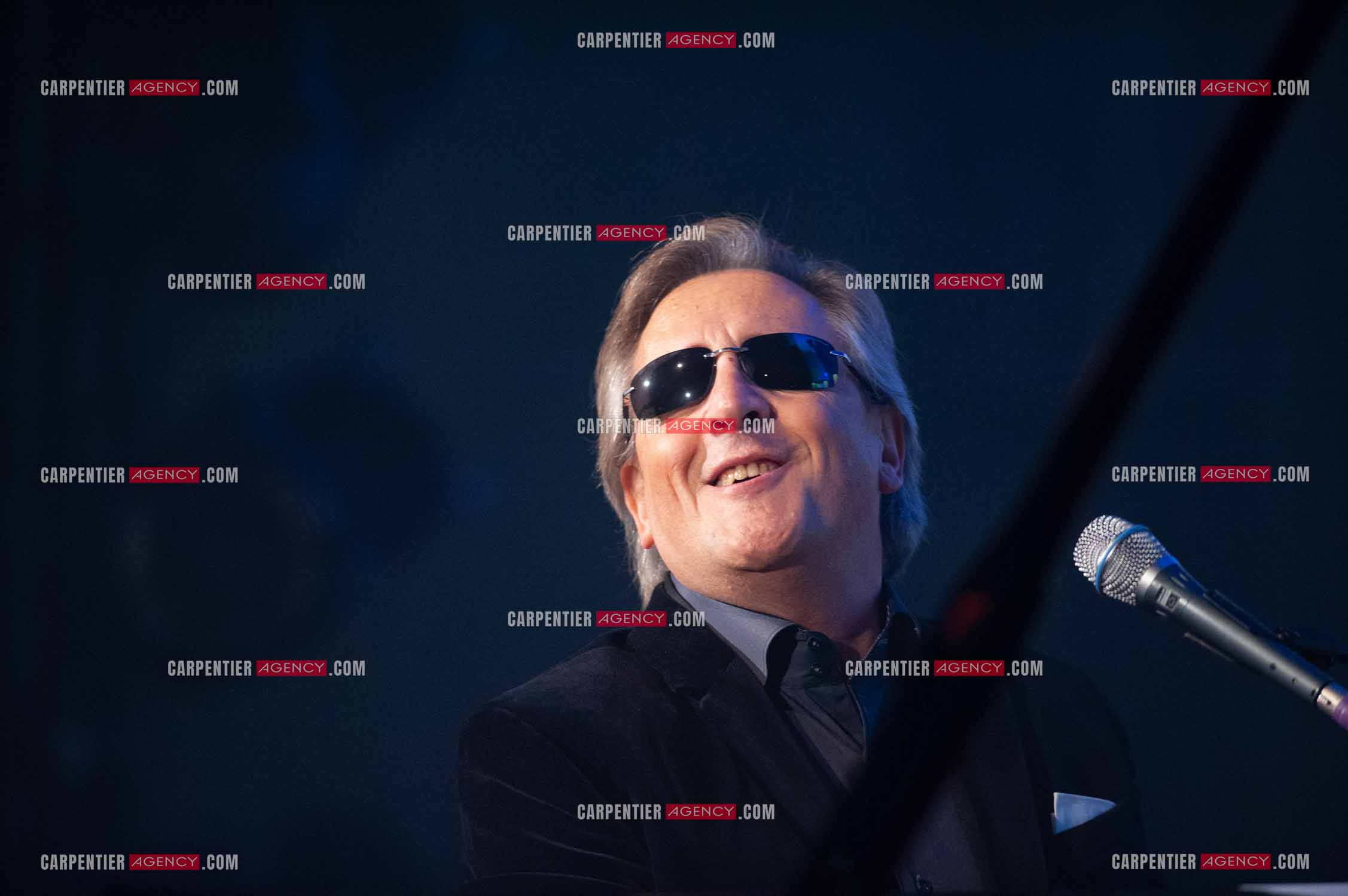 Le chanteur Gilbert Montagné en concert à la salle Gaveau pour trois soirs en 2010.    ( Exclusif )