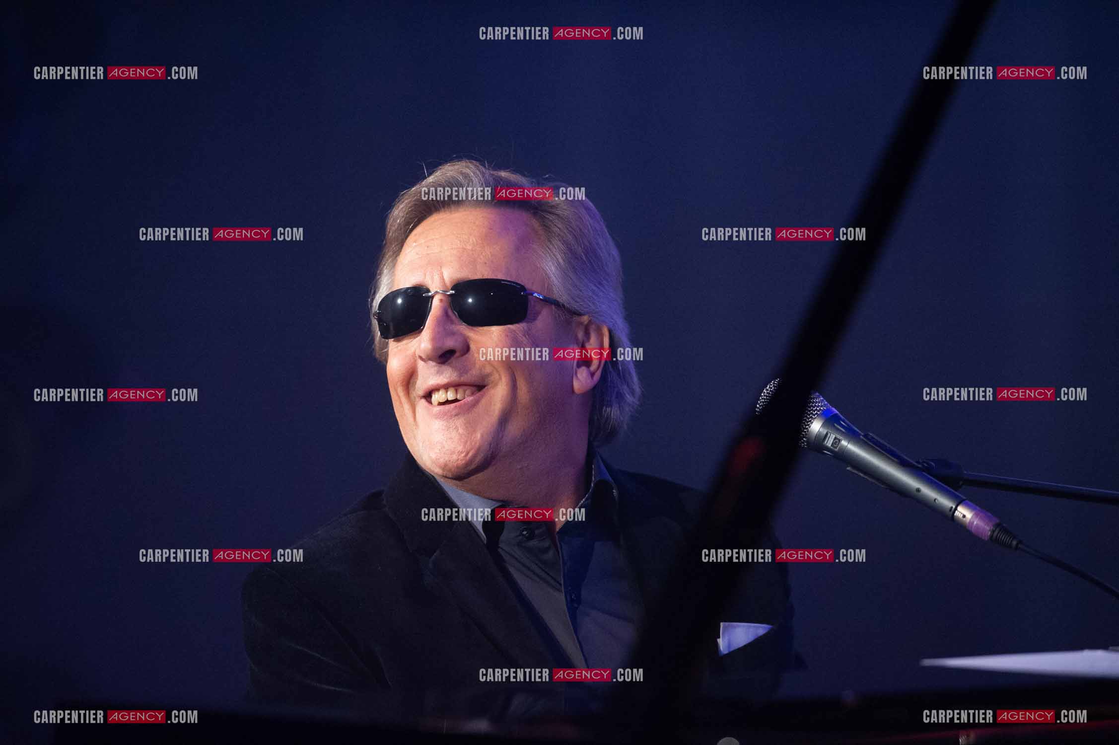 Le chanteur Gilbert Montagné en concert à la salle Gaveau pour trois soirs en 2010.    ( Exclusif )