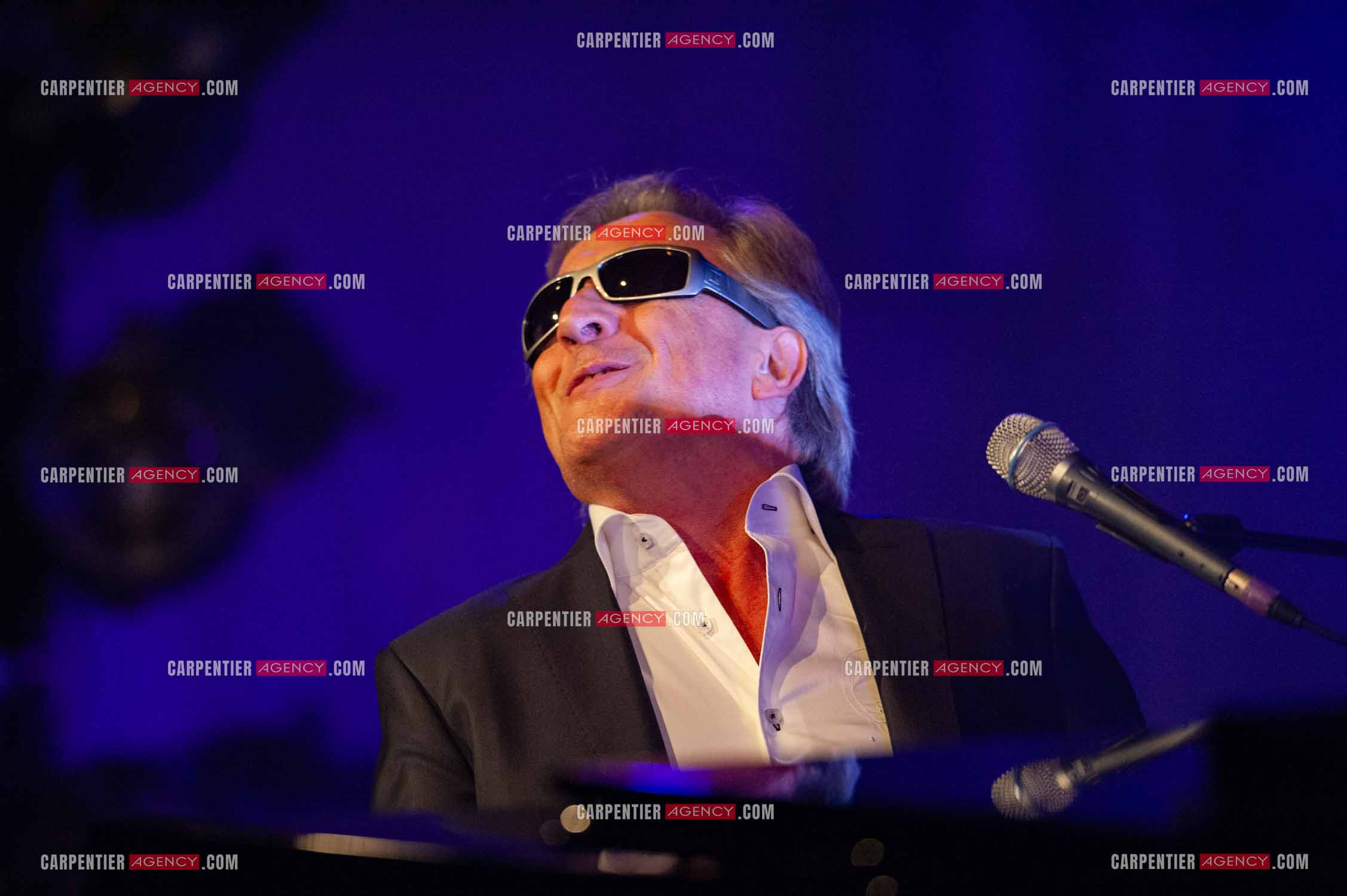 Le chanteur Gilbert Montagné en concert à la salle Gaveau pour trois soirs en 2010.    ( Exclusif )