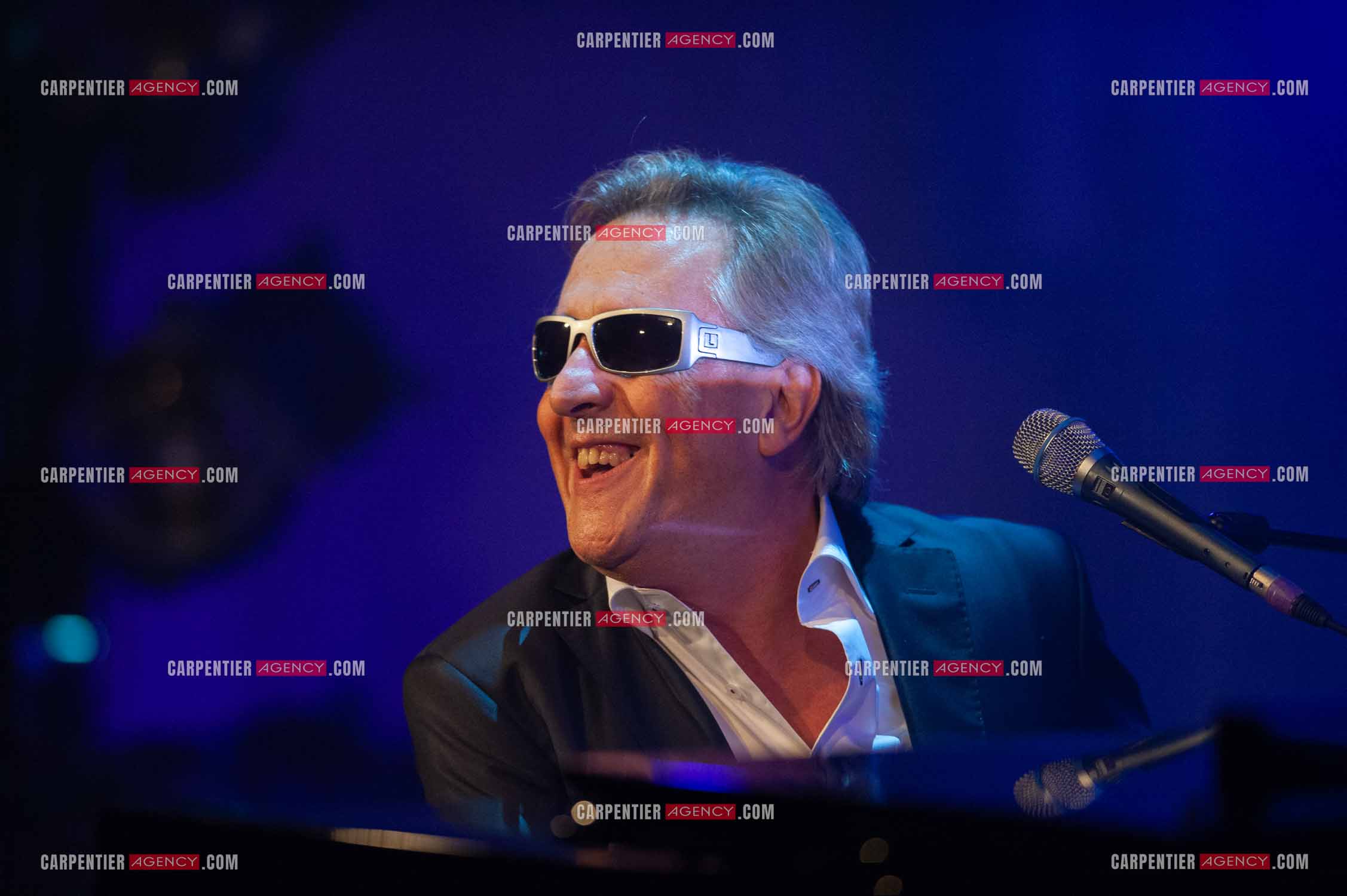Le chanteur Gilbert Montagné en concert à la salle Gaveau pour trois soirs en 2010.    ( Exclusif )