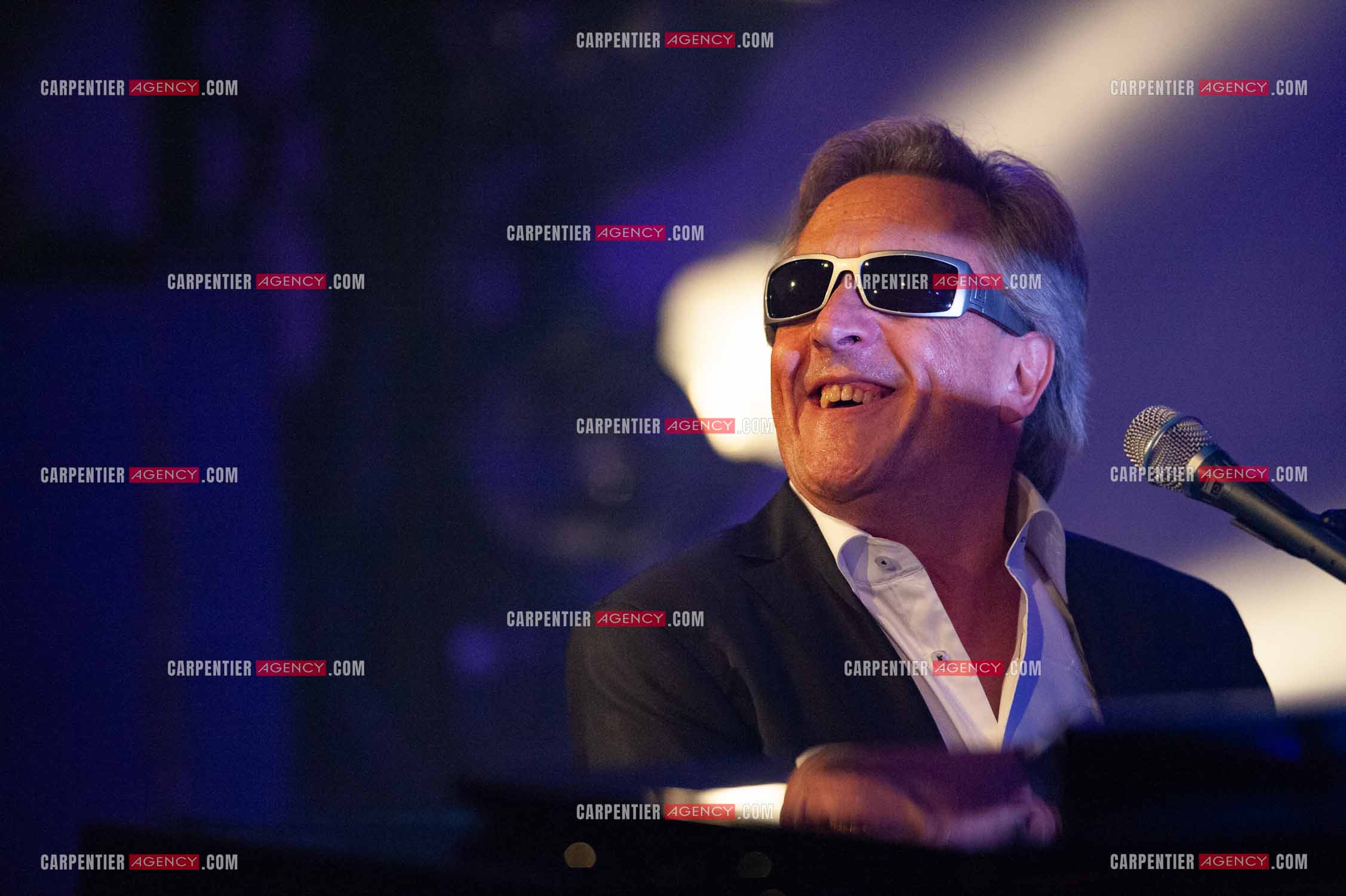 Le chanteur Gilbert Montagné en concert à la salle Gaveau pour trois soirs en 2010.    ( Exclusif )