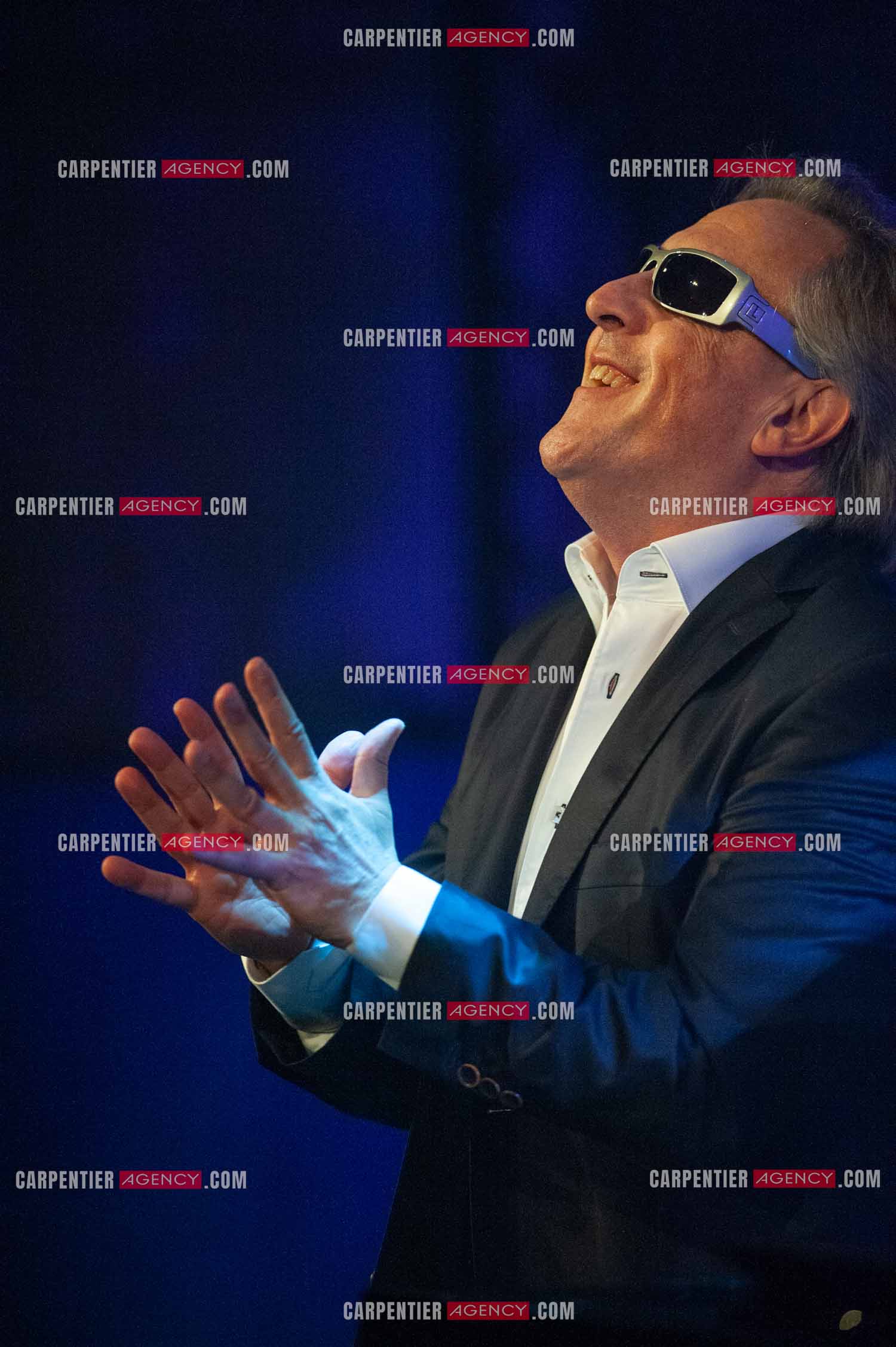 Le chanteur Gilbert Montagné en concert à la salle Gaveau pour trois soirs en 2010.    ( Exclusif )