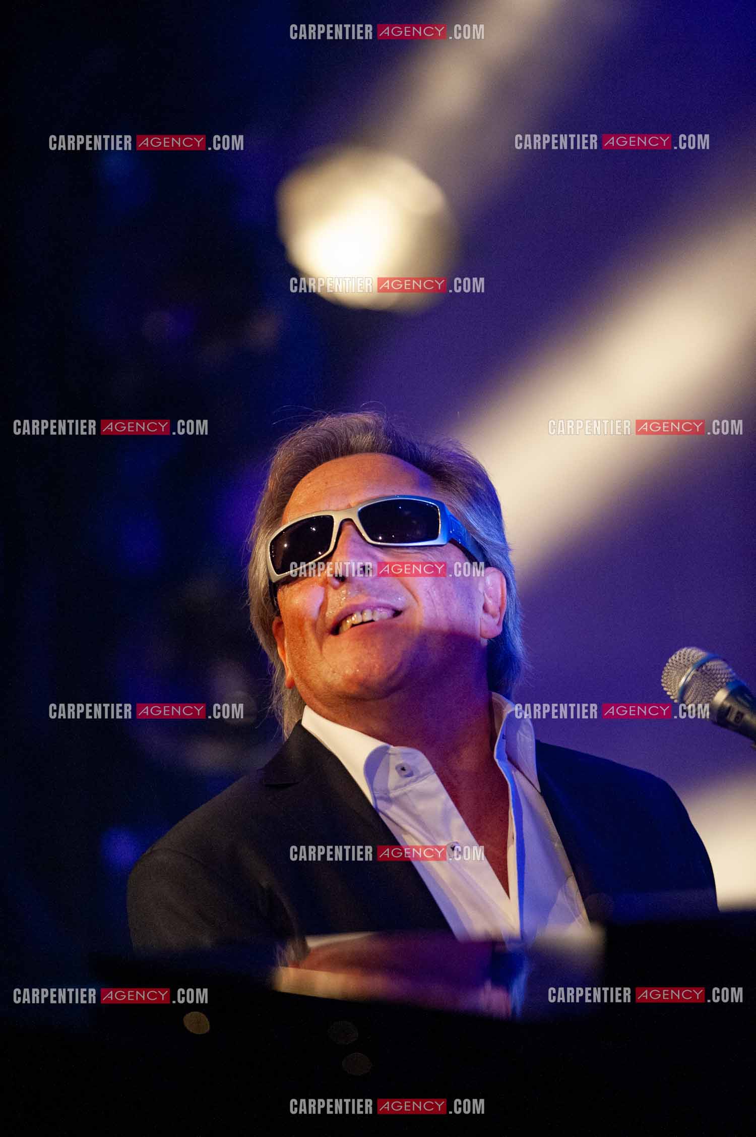 Le chanteur Gilbert Montagné en concert à la salle Gaveau pour trois soirs en 2010.    ( Exclusif )