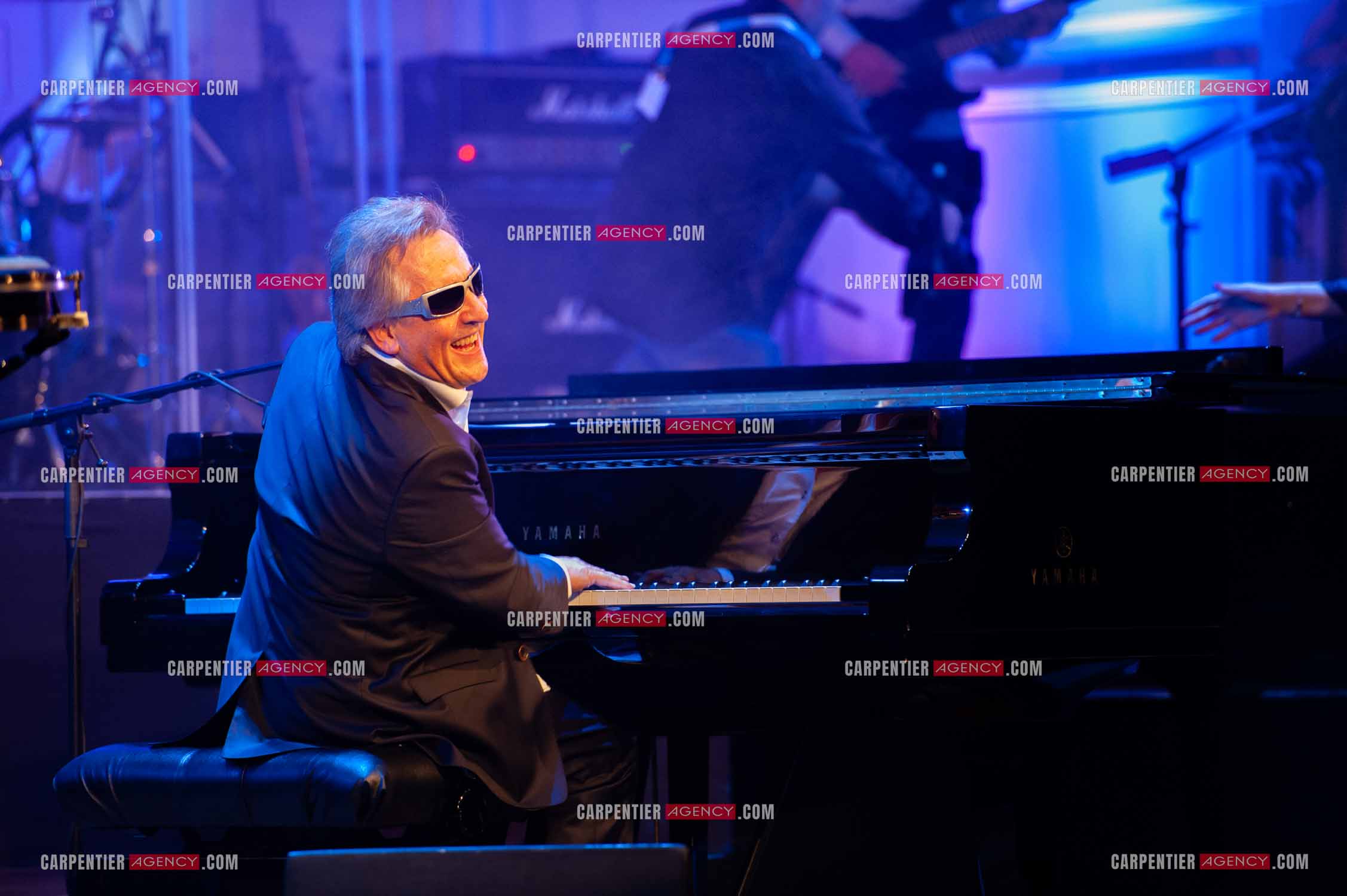 Le chanteur Gilbert Montagné en concert à la salle Gaveau pour trois soirs en 2010.    ( Exclusif )