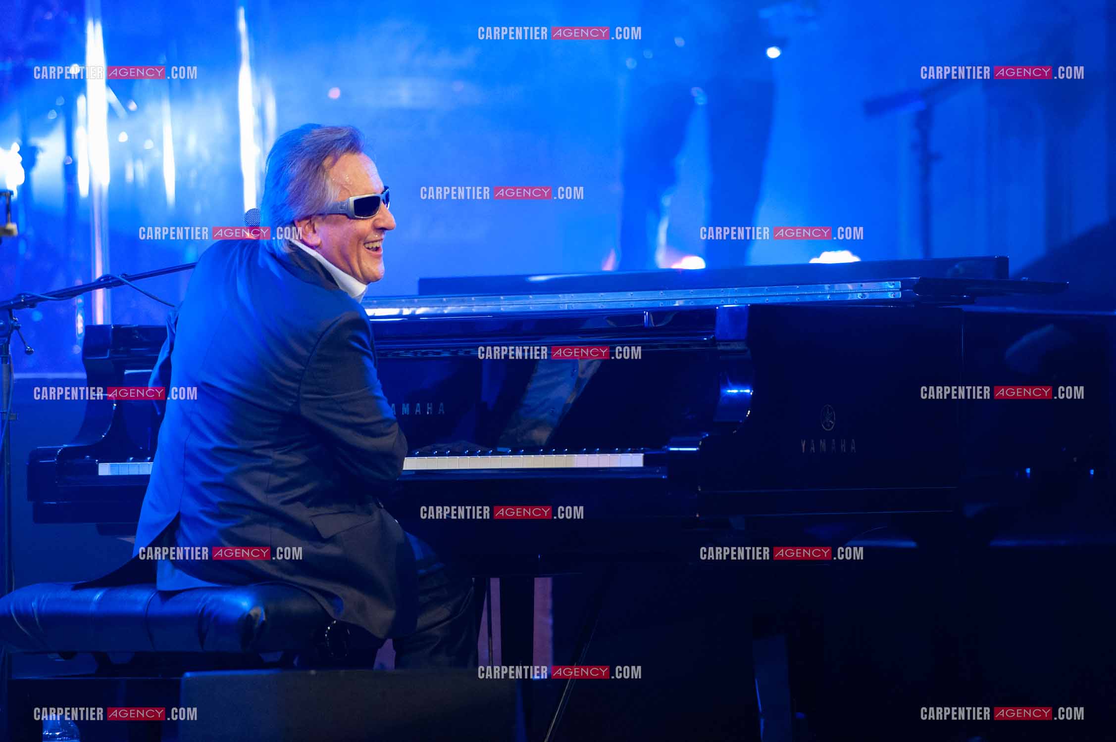 Le chanteur Gilbert Montagné en concert à la salle Gaveau pour trois soirs en 2010.    ( Exclusif )