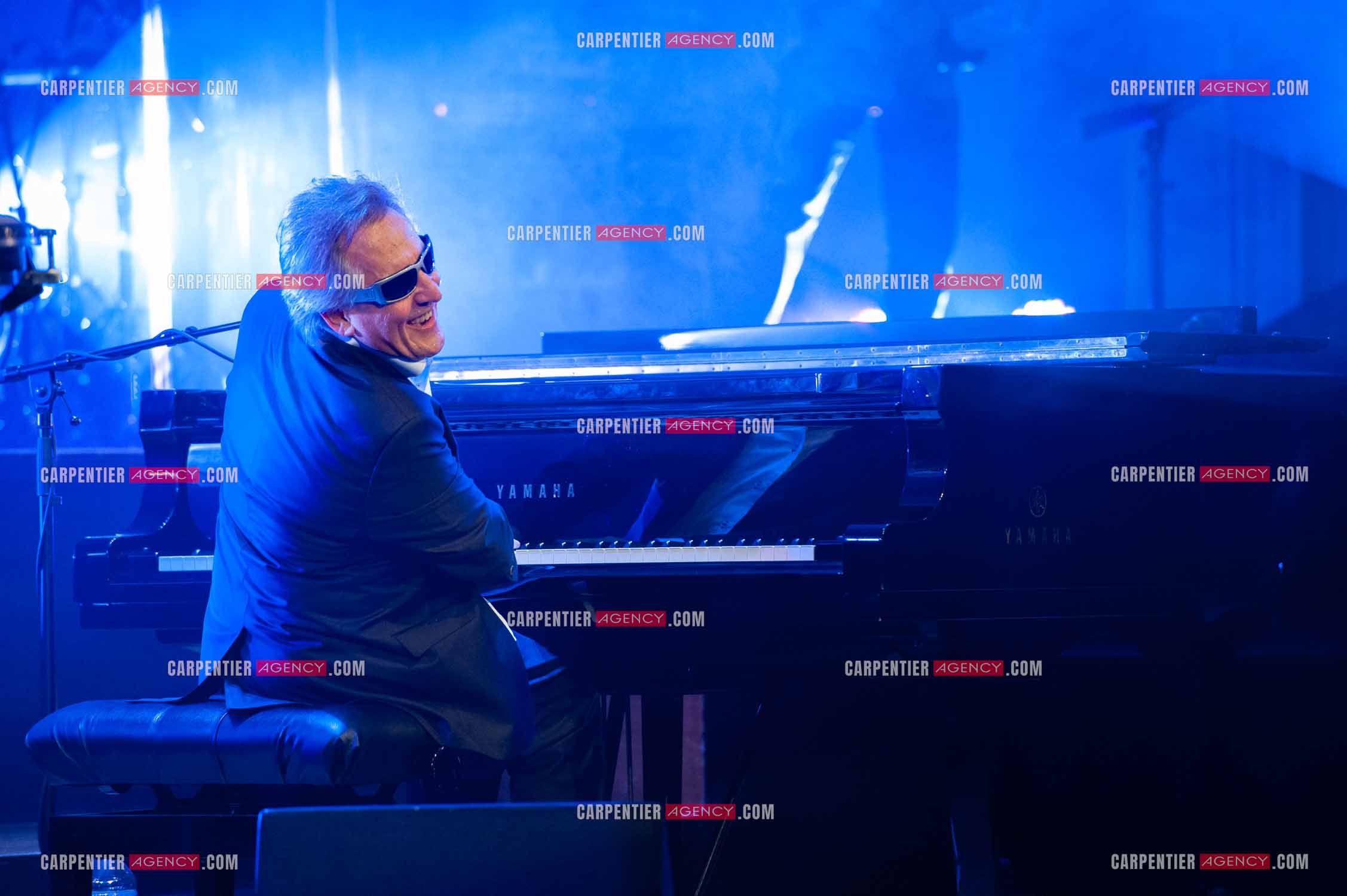 Le chanteur Gilbert Montagné en concert à la salle Gaveau pour trois soirs en 2010.    ( Exclusif )