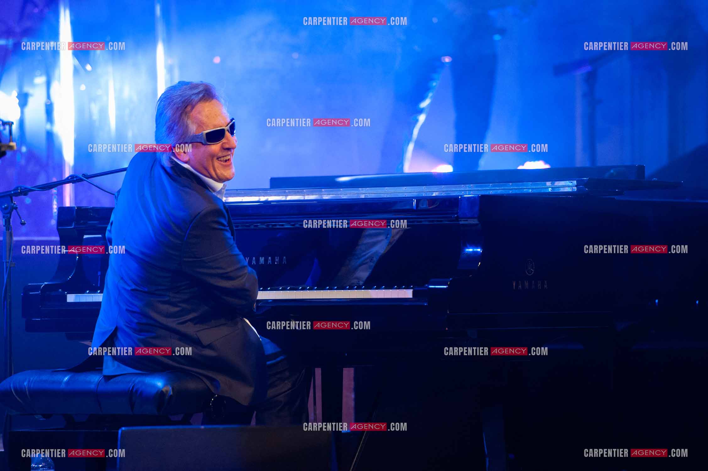 Le chanteur Gilbert Montagné en concert à la salle Gaveau pour trois soirs en 2010.    ( Exclusif )