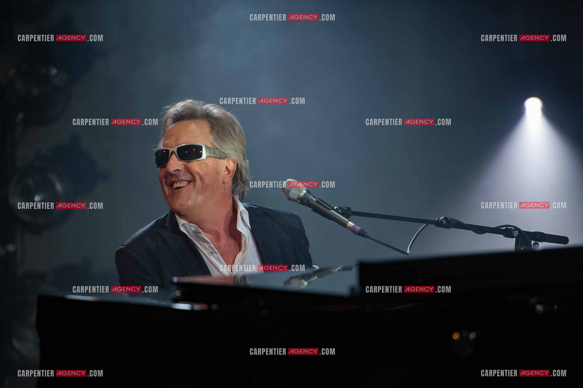 Le chanteur Gilbert Montagné en concert à la salle Gaveau pour trois soirs en 2010.    ( Exclusif )