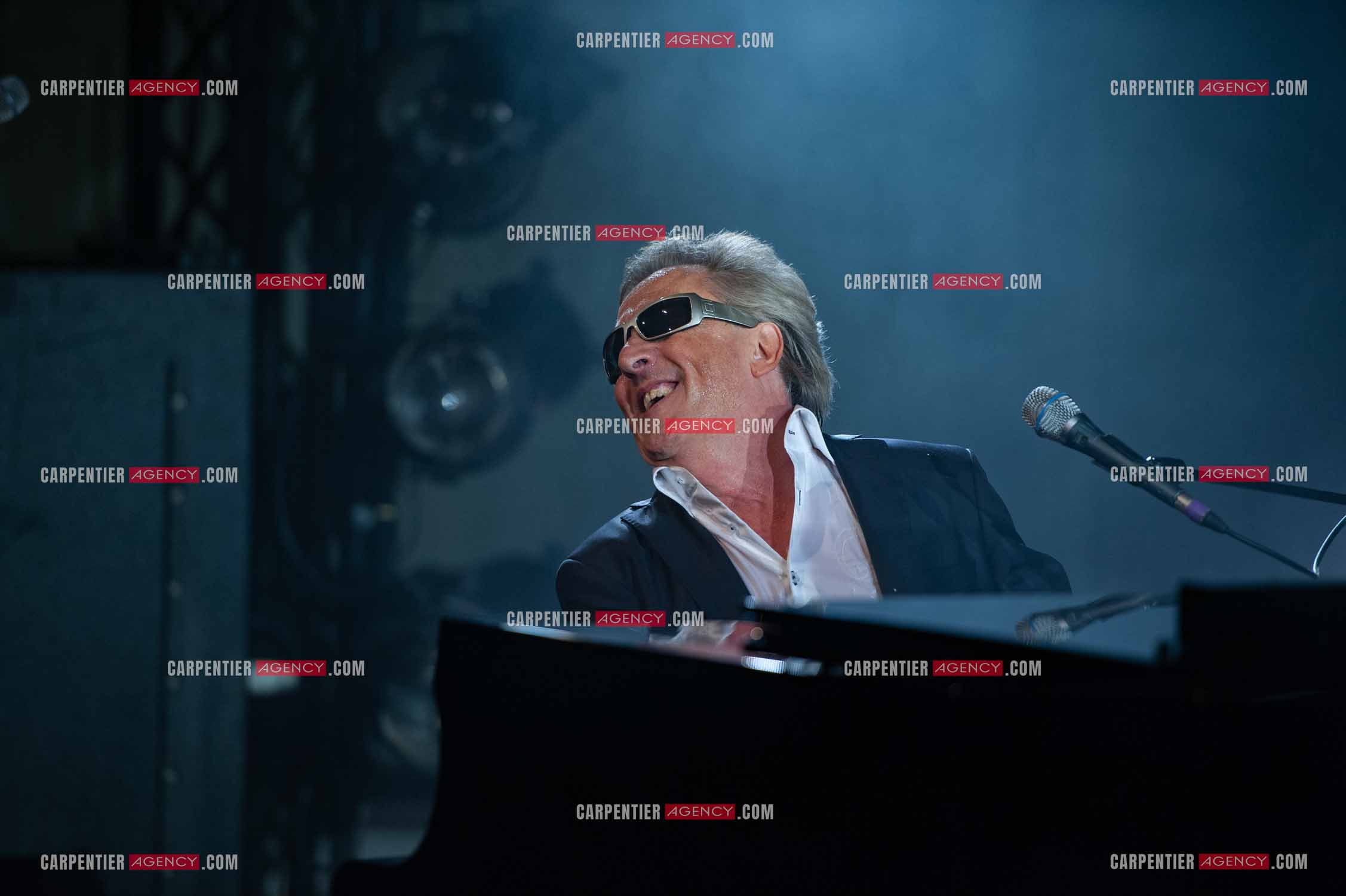 Le chanteur Gilbert Montagné en concert à la salle Gaveau pour trois soirs en 2010.    ( Exclusif )