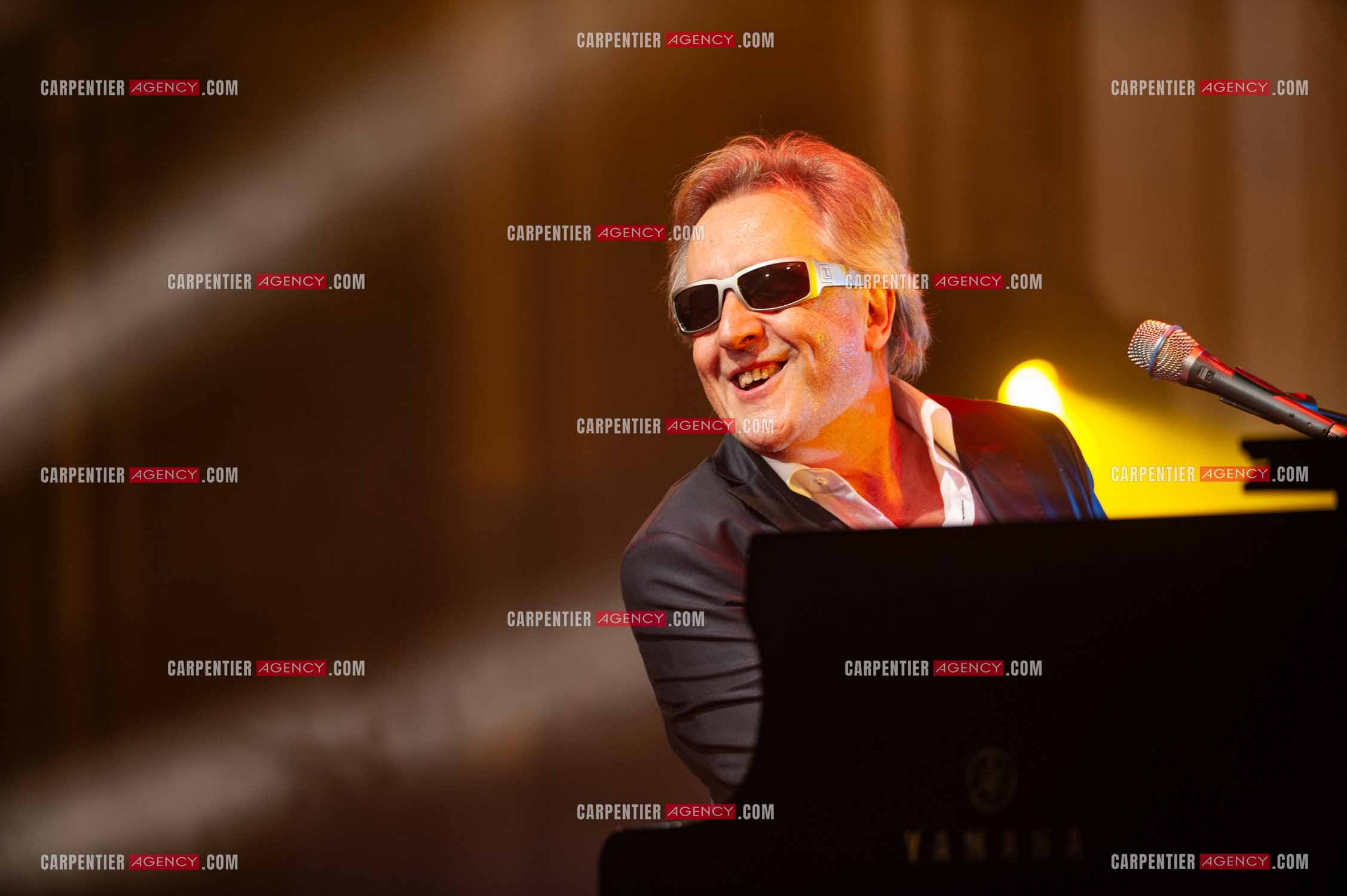 Le chanteur Gilbert Montagné en concert à la salle Gaveau pour trois soirs en 2010.    ( Exclusif )