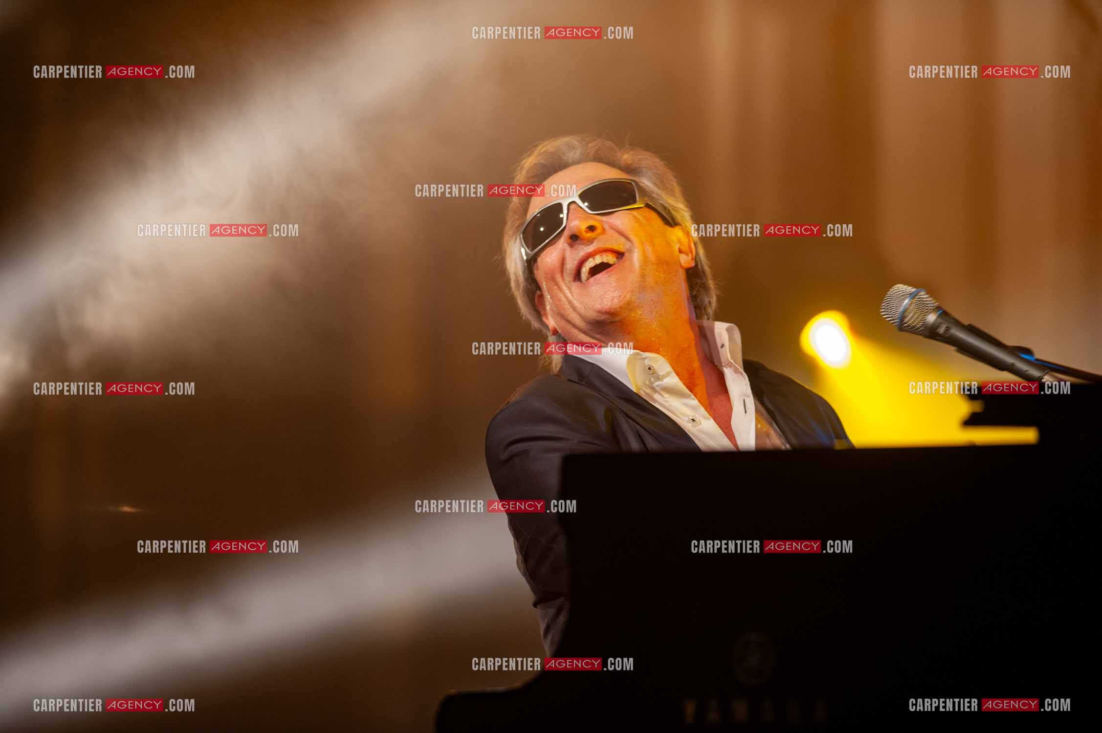Le chanteur Gilbert Montagné en concert à la salle Gaveau pour trois soirs en 2010.    ( Exclusif )