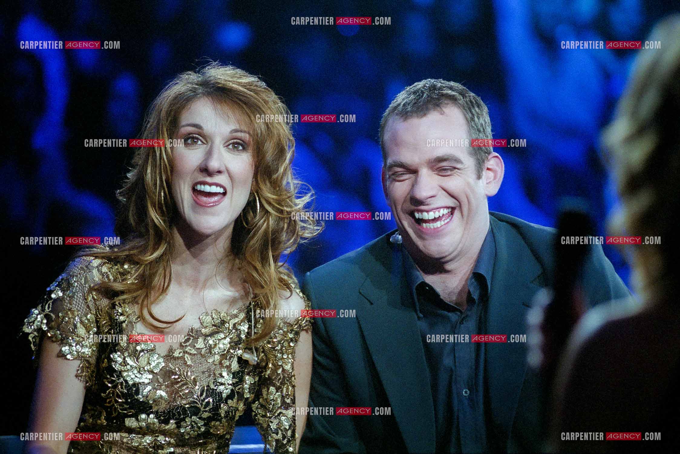 Enregistrement de l'émission spéciale Céline Dion sur TF1. Invité de Céline, Garou.   ( Exclusif )