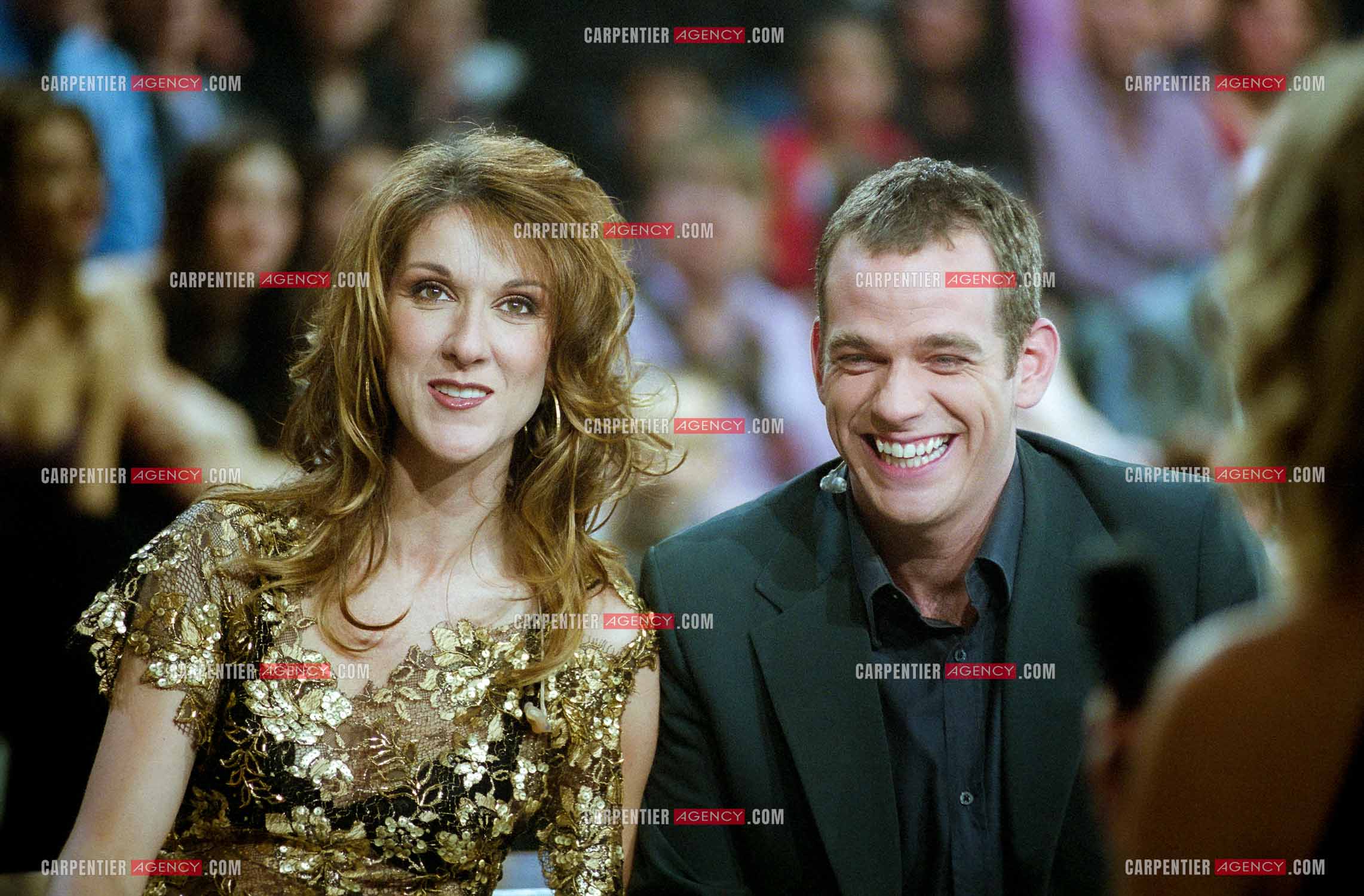 Enregistrement de l'émission spéciale Céline Dion sur TF1. Invité de Céline, Garou.   ( Exclusif )