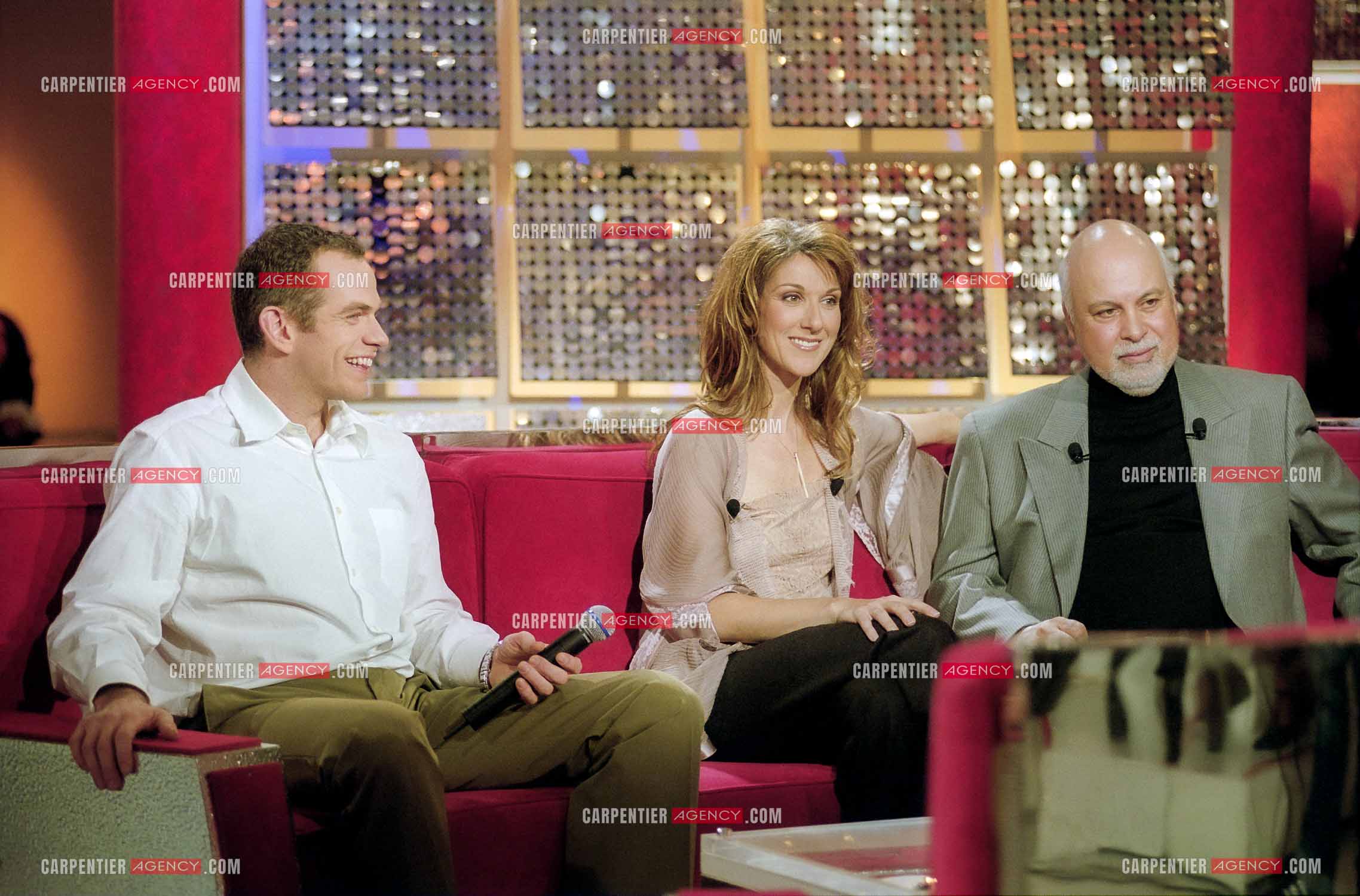 Enregistrement de l'émission spéciale Céline Dion et son mari René Angélil sur France 2. Invité de Céline, Garou.      ( Exclusif )
