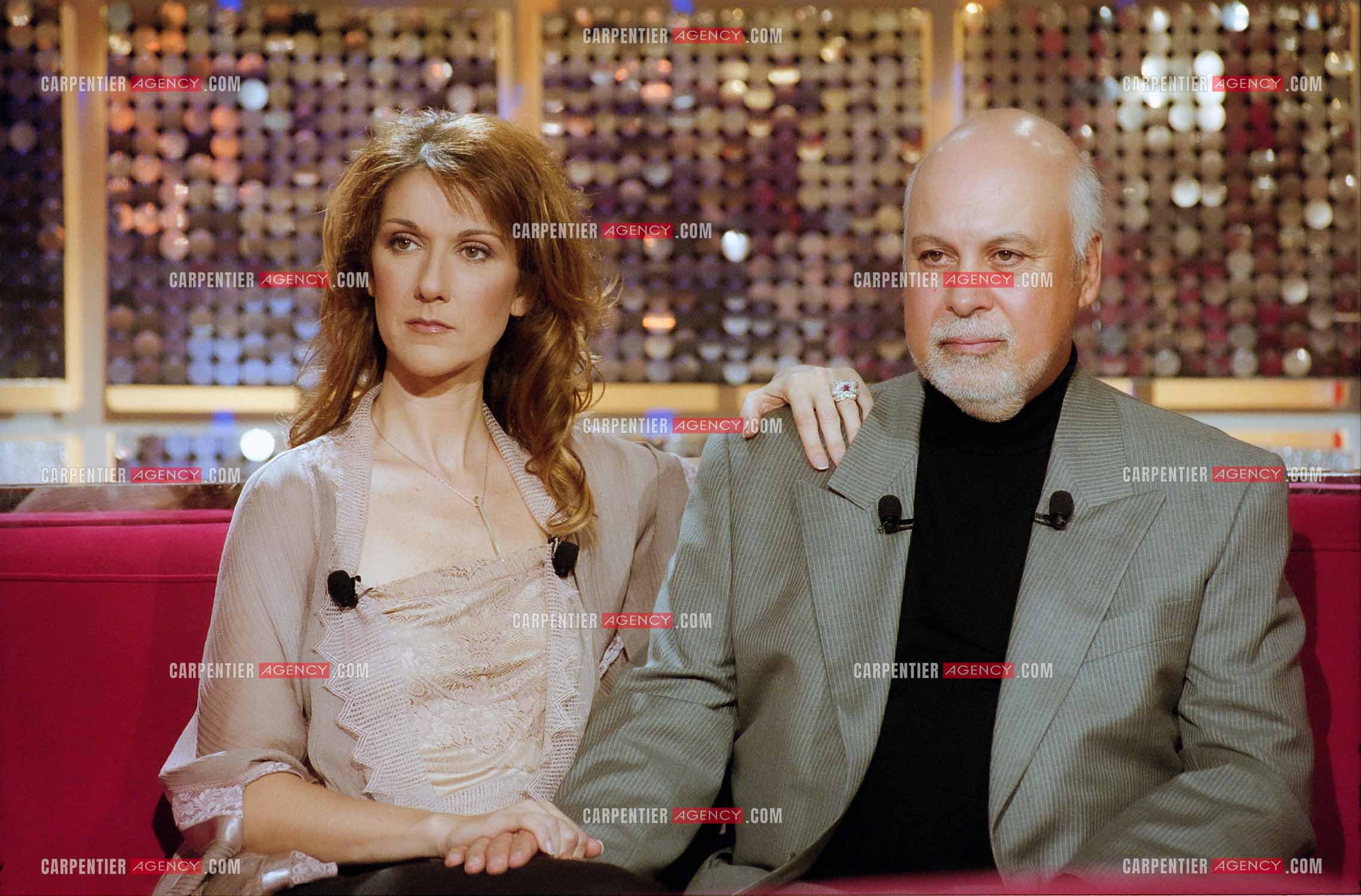 Enregistrement de l'émission spéciale Céline Dion et son mari René Angélil sur France 2.     ( Exclusif )