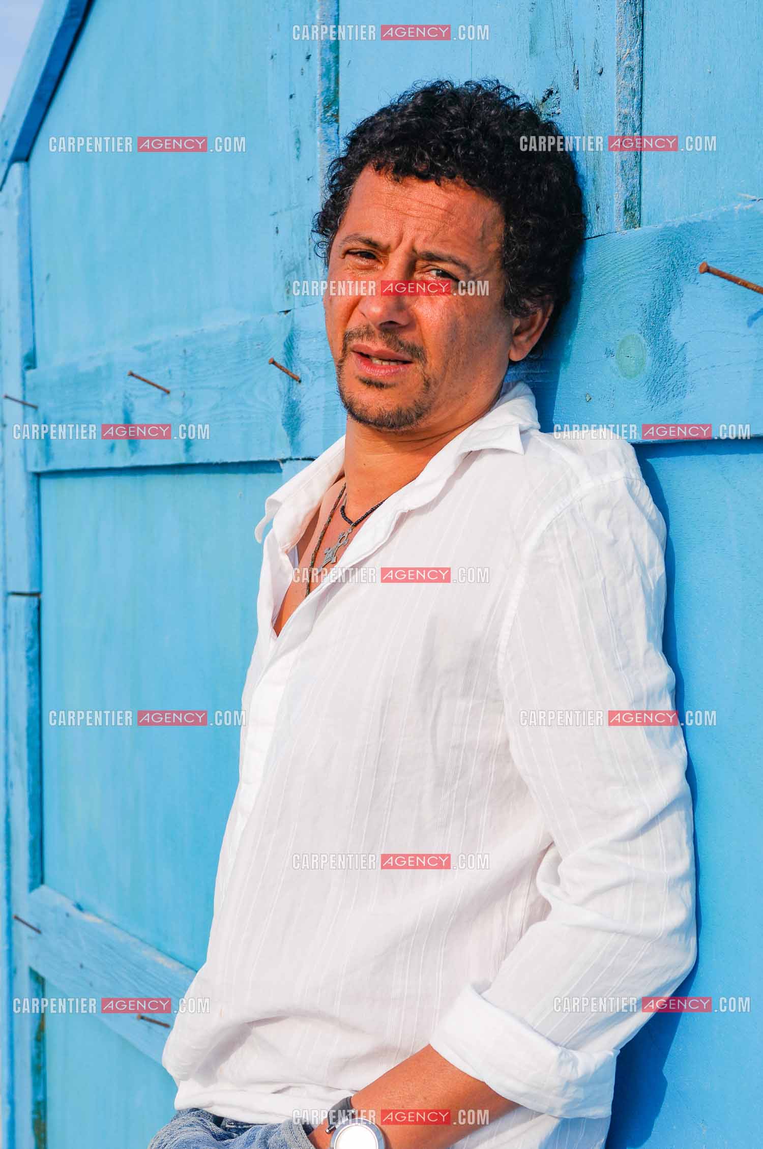 L'acteur Abel Jafri pour le festival du film à Djerba en Tunisie.  ( Exclusif )
