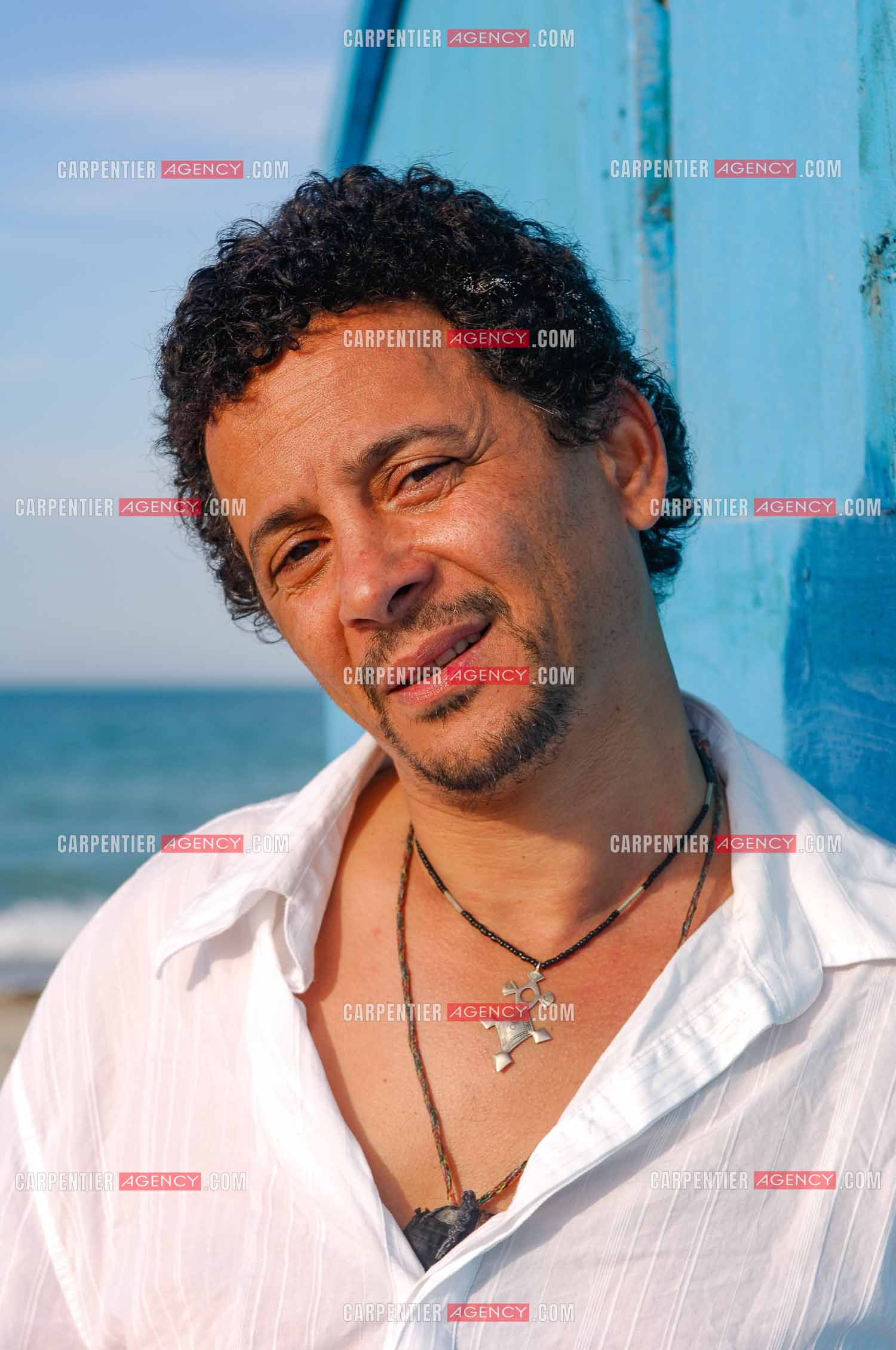 L'acteur Abel Jafri pour le festival du film à Djerba en Tunisie.  ( Exclusif )