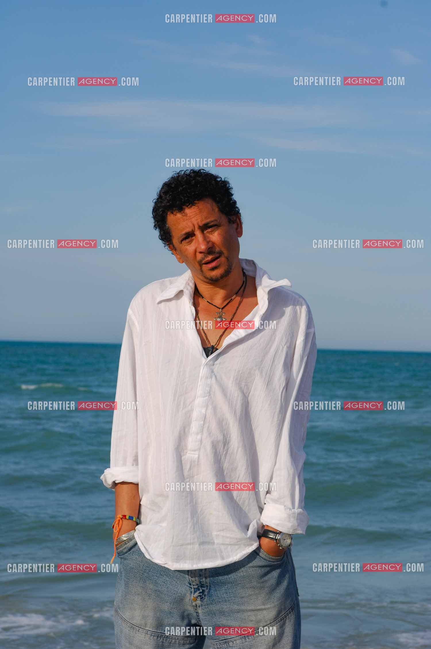 L'acteur Abel Jafri pour le festival du film à Djerba en Tunisie.  ( Exclusif )