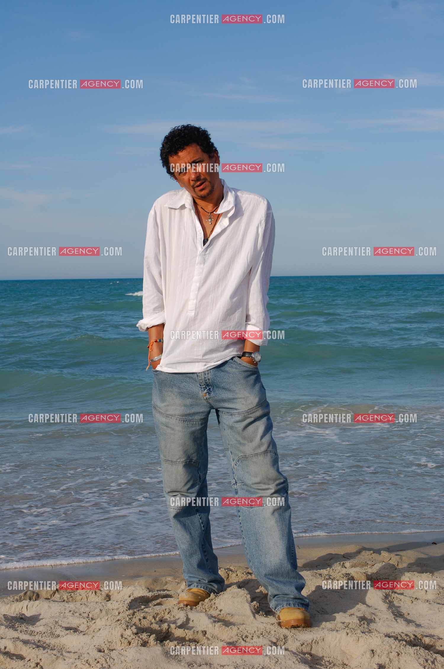 L'acteur Abel Jafri pour le festival du film à Djerba en Tunisie.  ( Exclusif )