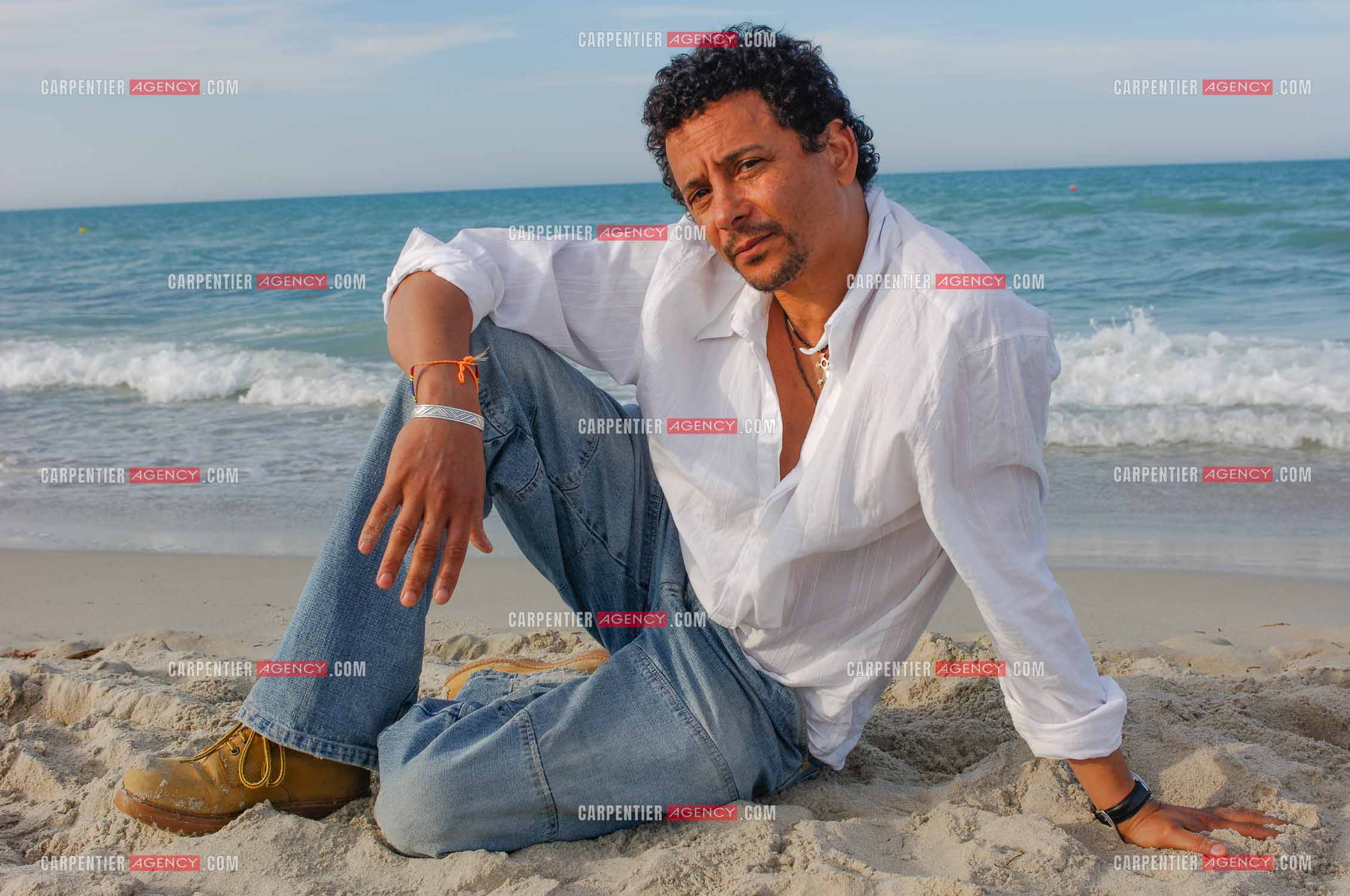 L'acteur Abel Jafri pour le festival du film à Djerba en Tunisie.  ( Exclusif )