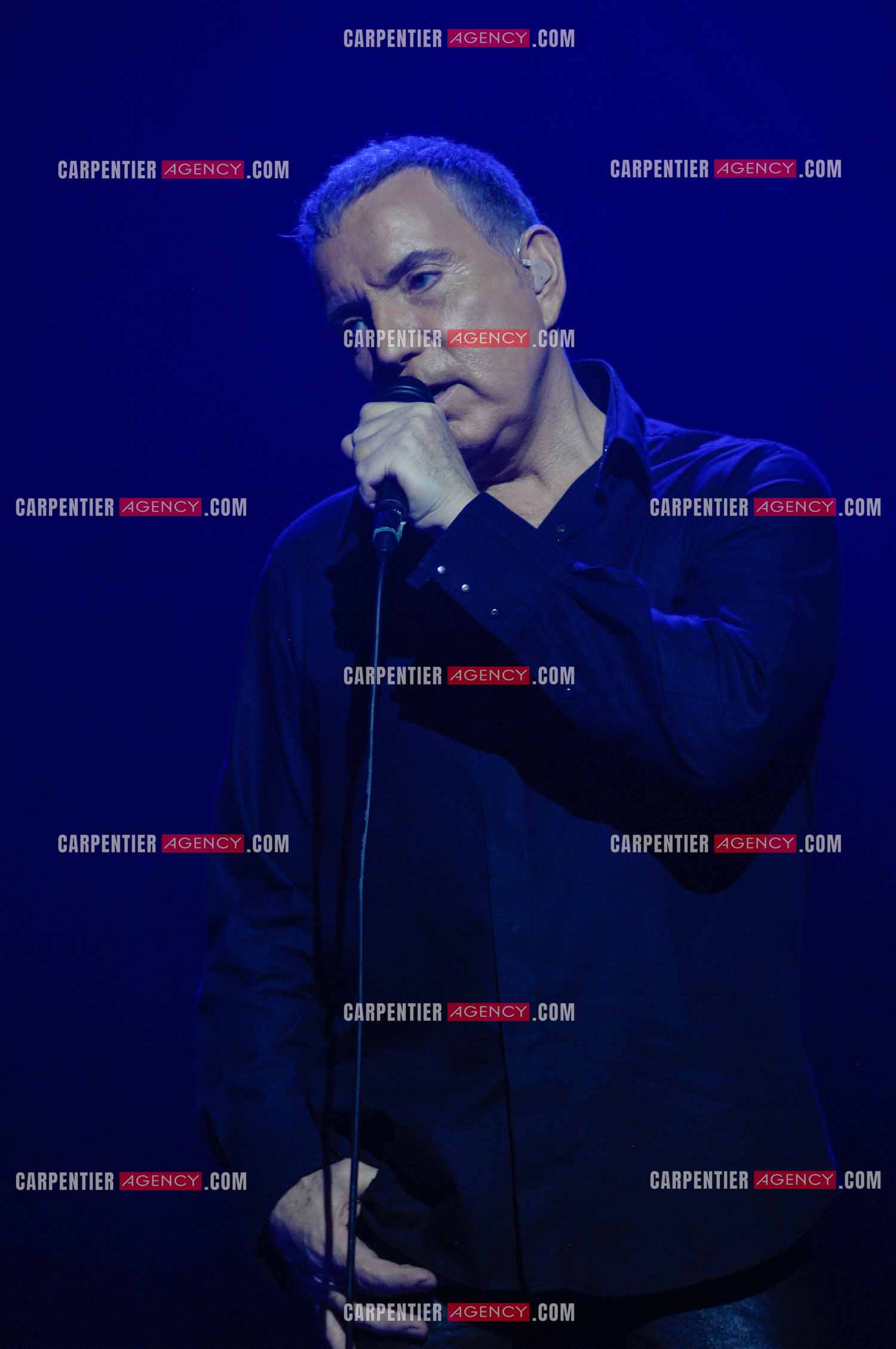 Le chanteur Bernard Lavilliers en concert au Zénith de Paris en 2008.   ( Exclusif )