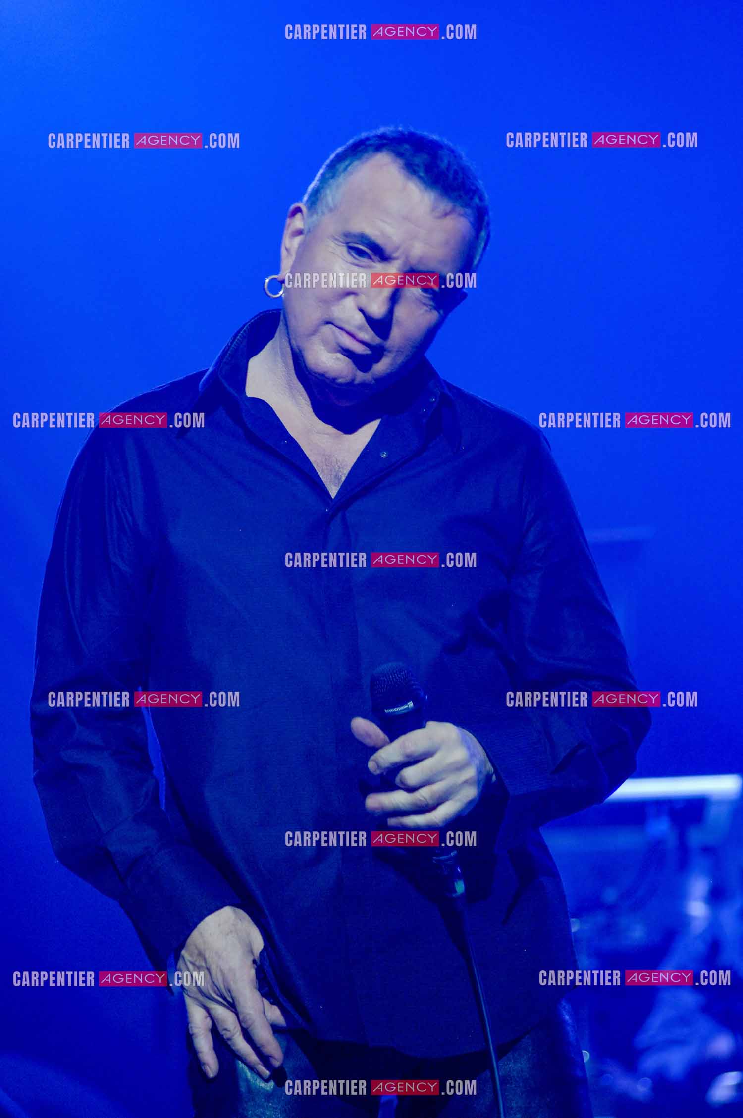 Le chanteur Bernard Lavilliers en concert au Zénith de Paris en 2008.   ( Exclusif )