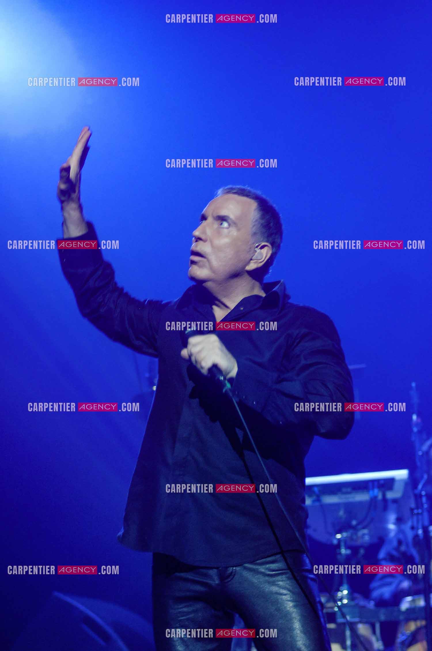 Le chanteur Bernard Lavilliers en concert au Zénith de Paris en 2008.   ( Exclusif )