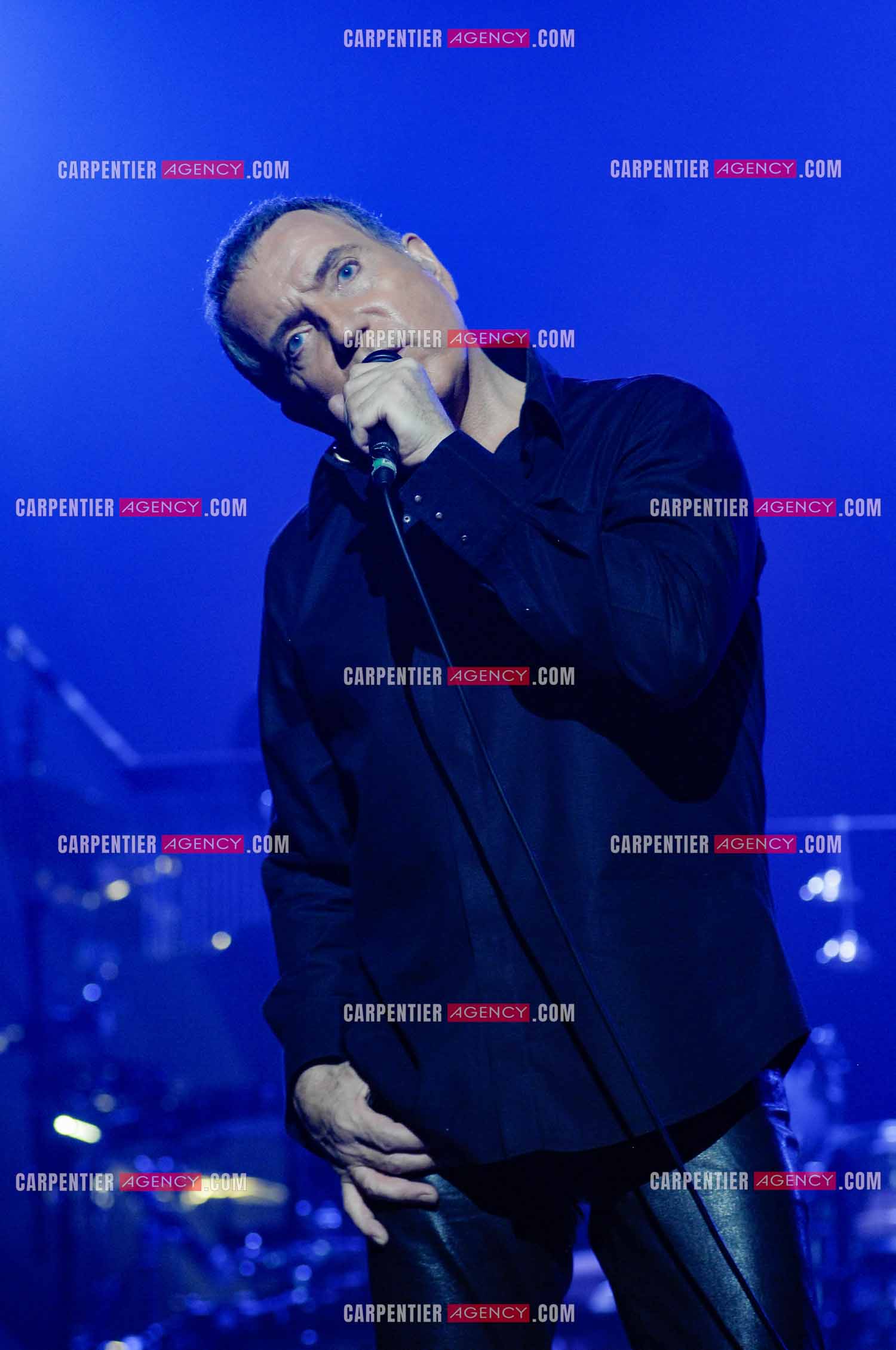 Le chanteur Bernard Lavilliers en concert au Zénith de Paris en 2008.   ( Exclusif )