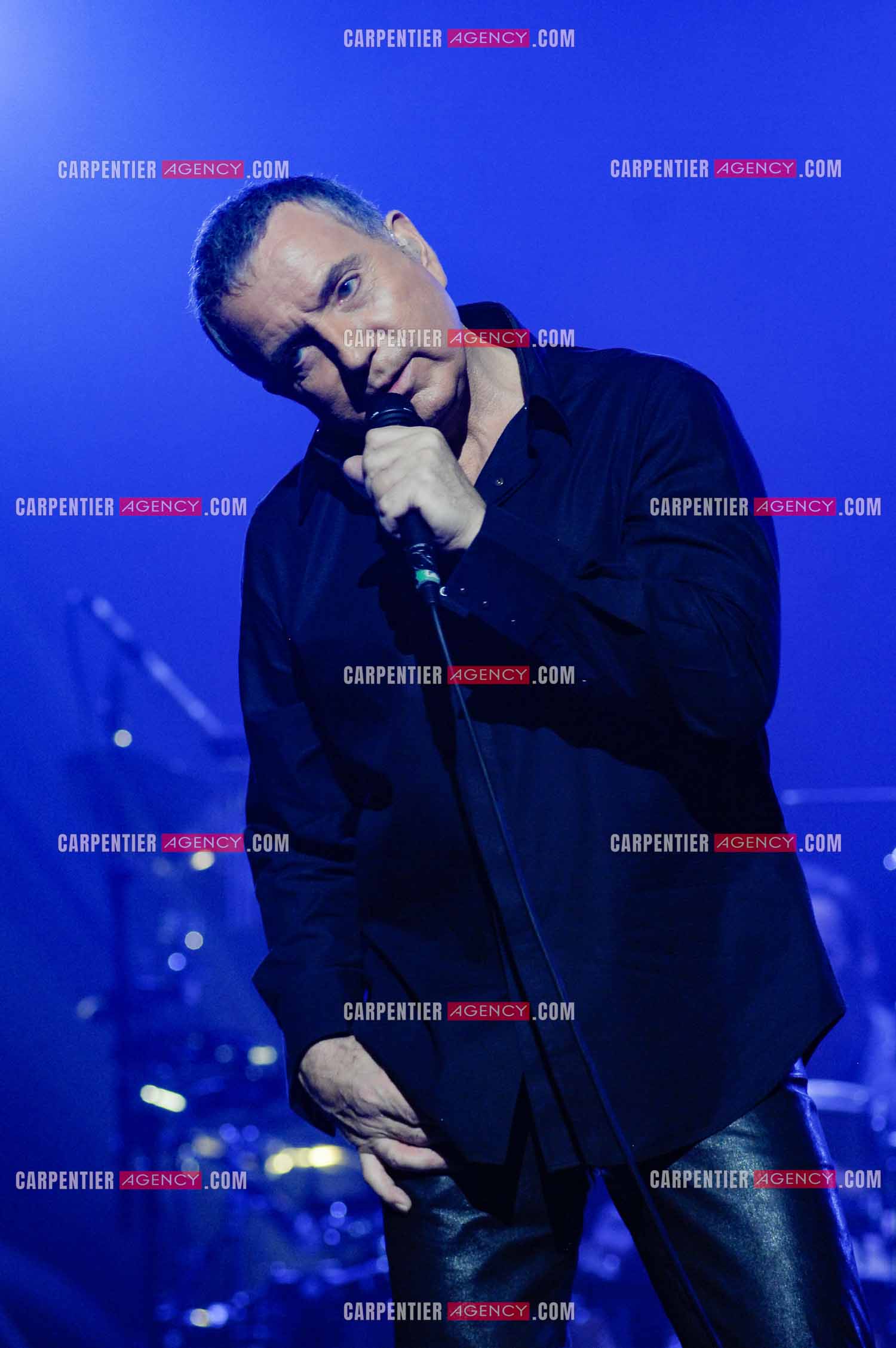 Le chanteur Bernard Lavilliers en concert au Zénith de Paris en 2008.   ( Exclusif )