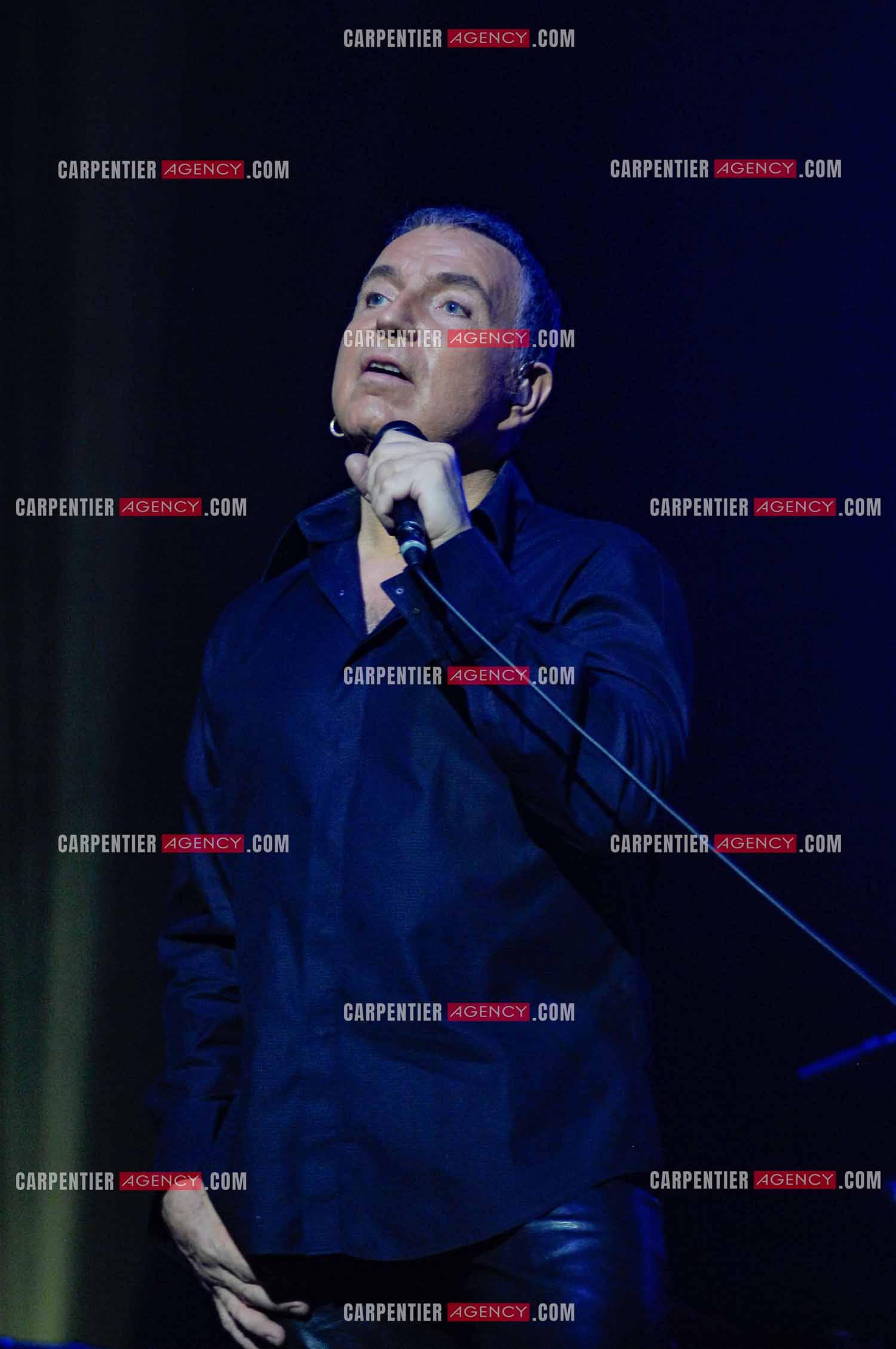 Le chanteur Bernard Lavilliers en concert au Zénith de Paris en 2008.   ( Exclusif )