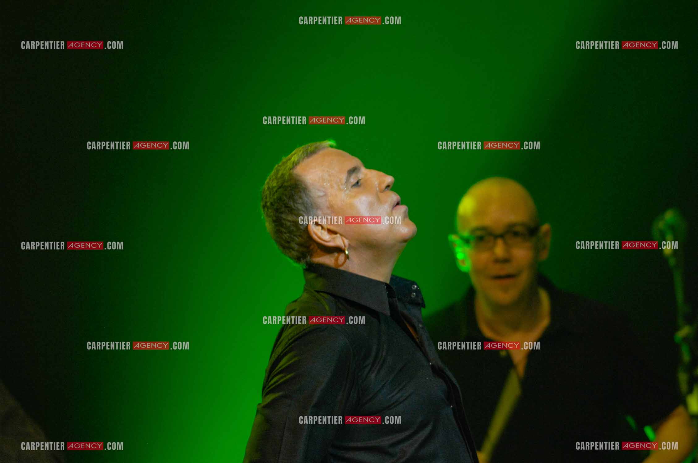 Le chanteur Bernard Lavilliers en concert au Zénith de Paris en 2008.   ( Exclusif )