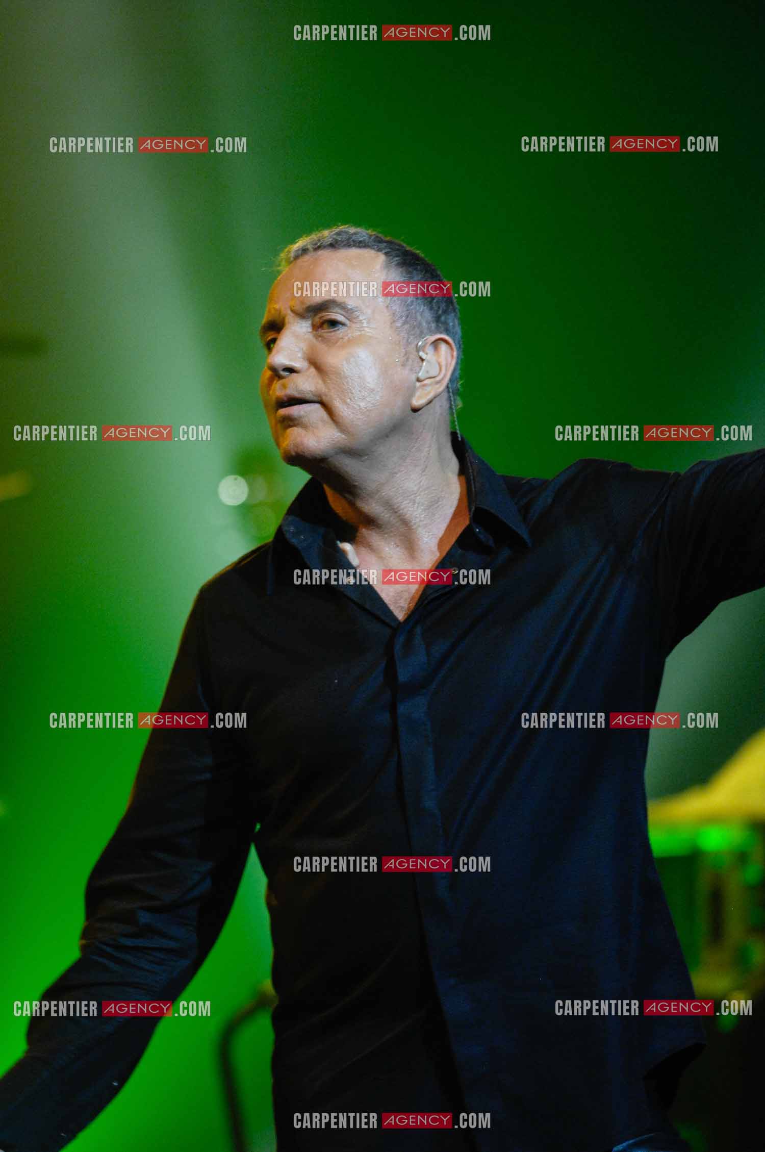 Le chanteur Bernard Lavilliers en concert au Zénith de Paris en 2008.   ( Exclusif )