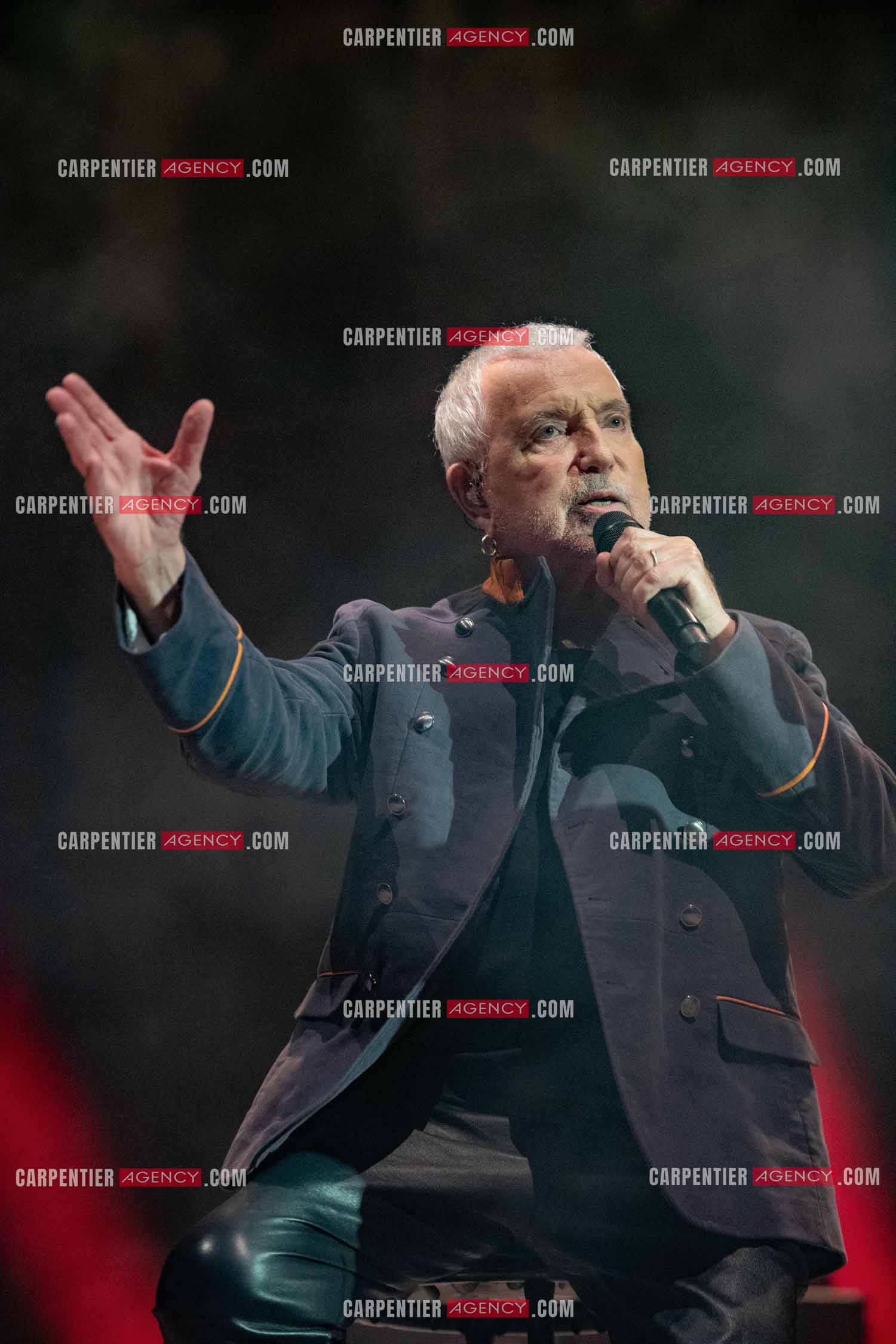 Le chanteur Bernard Lavilliers en concert pour le festival de Solliès-Pont en Juillet 2022.   ( Exclusif )