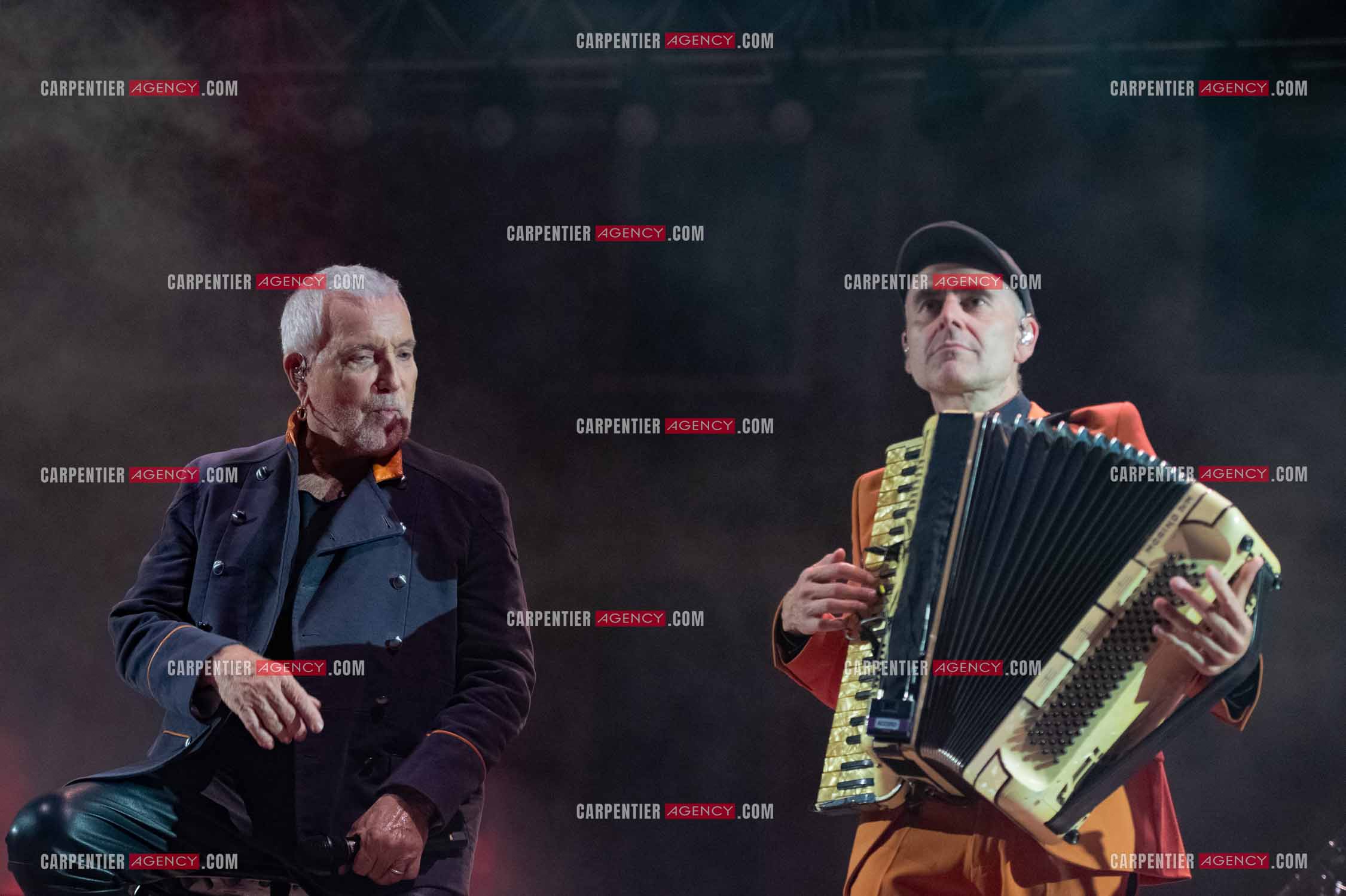 Le chanteur Bernard Lavilliers en concert pour le festival de Solliès-Pont en Juillet 2022.   ( Exclusif )
