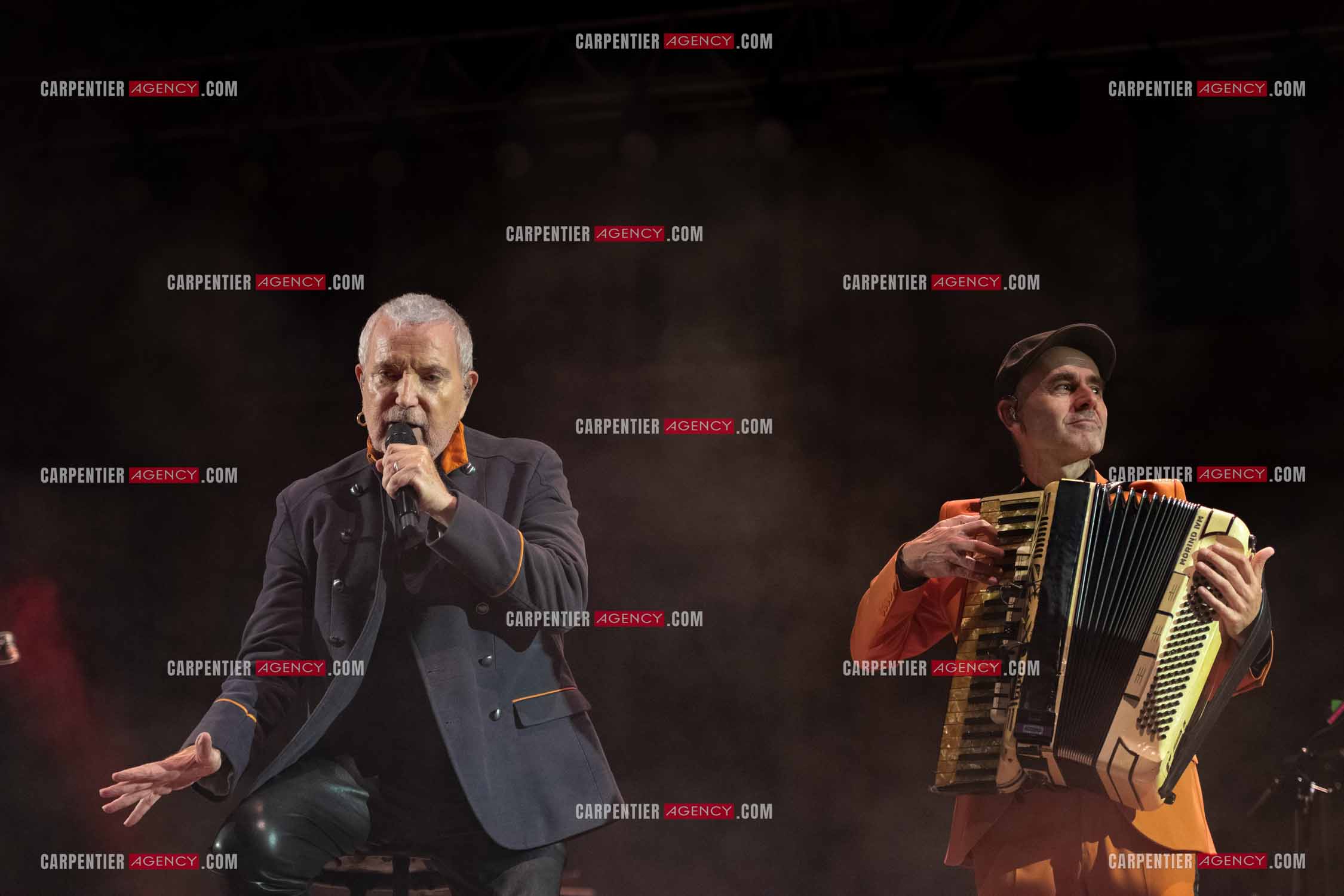Le chanteur Bernard Lavilliers en concert pour le festival de Solliès-Pont en Juillet 2022.   ( Exclusif )