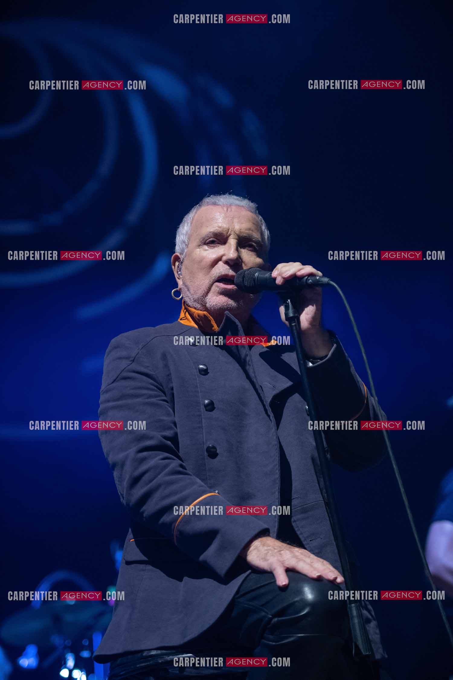 Le chanteur Bernard Lavilliers en concert pour le festival de Solliès-Pont en Juillet 2022.   ( Exclusif )