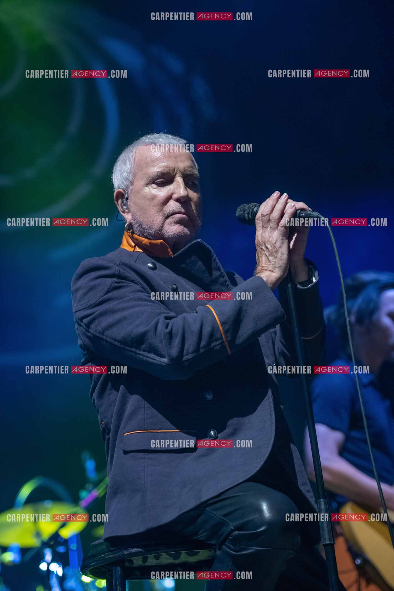 Le chanteur Bernard Lavilliers en concert pour le festival de Solliès-Pont en Juillet 2022.   ( Exclusif )