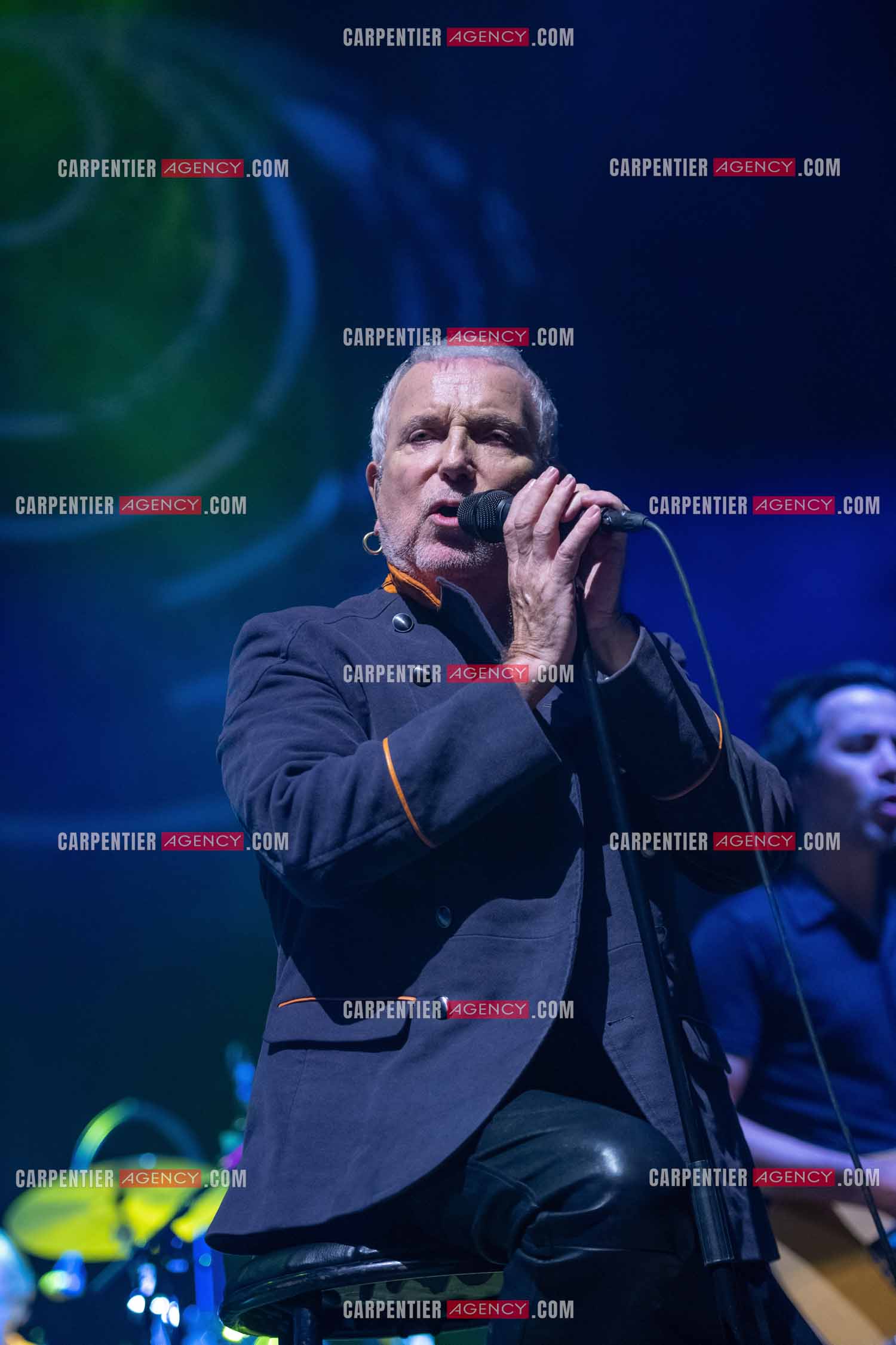 Le chanteur Bernard Lavilliers en concert pour le festival de Solliès-Pont en Juillet 2022.   ( Exclusif )