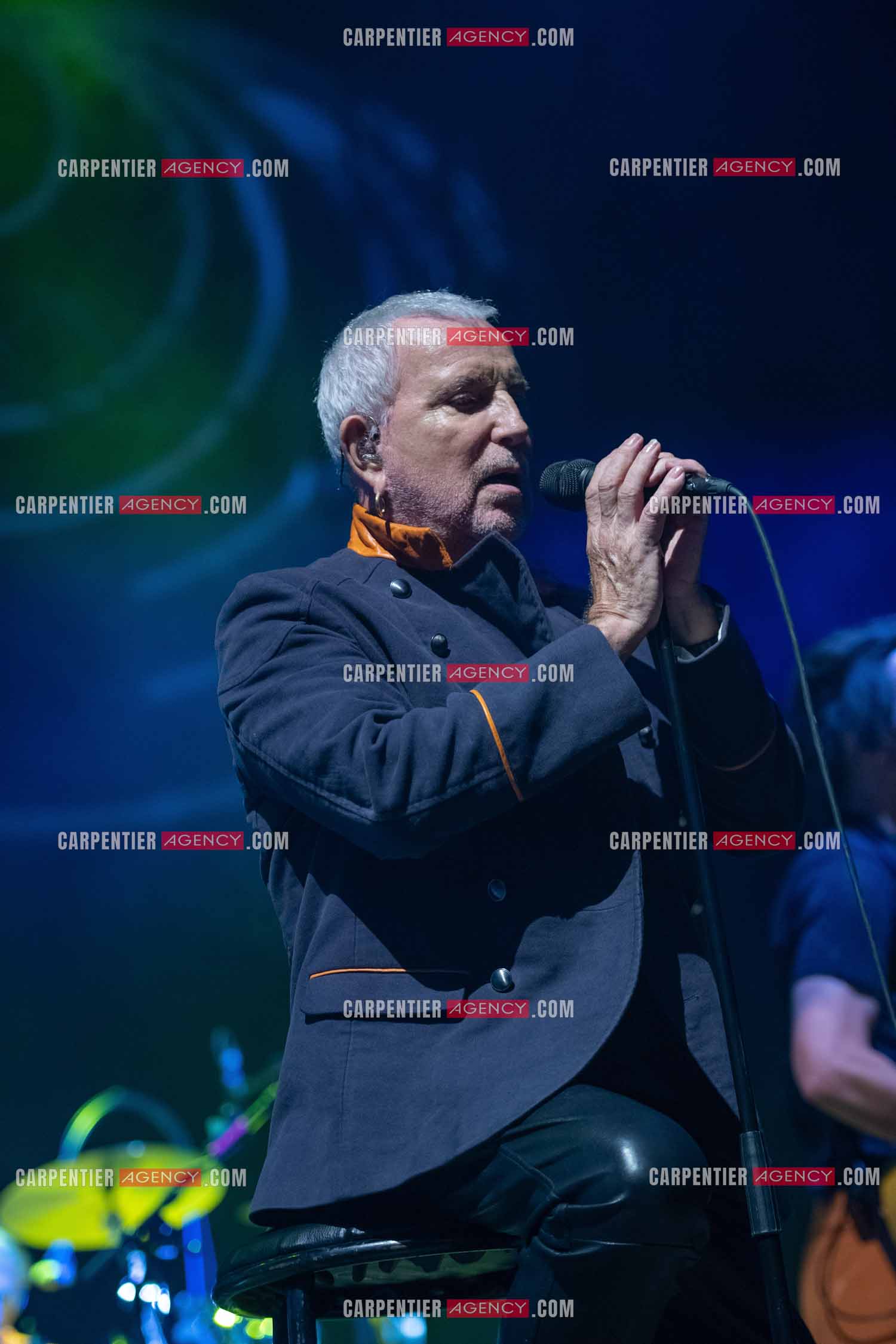Le chanteur Bernard Lavilliers en concert pour le festival de Solliès-Pont en Juillet 2022.   ( Exclusif )