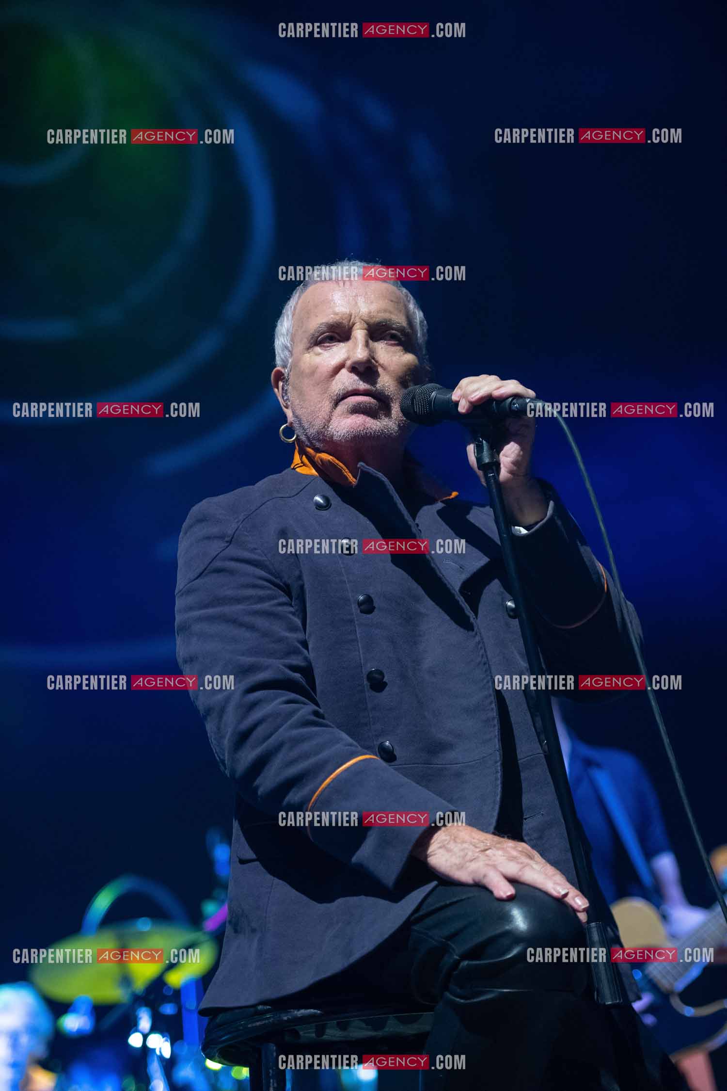 Le chanteur Bernard Lavilliers en concert pour le festival de Solliès-Pont en Juillet 2022.   ( Exclusif )