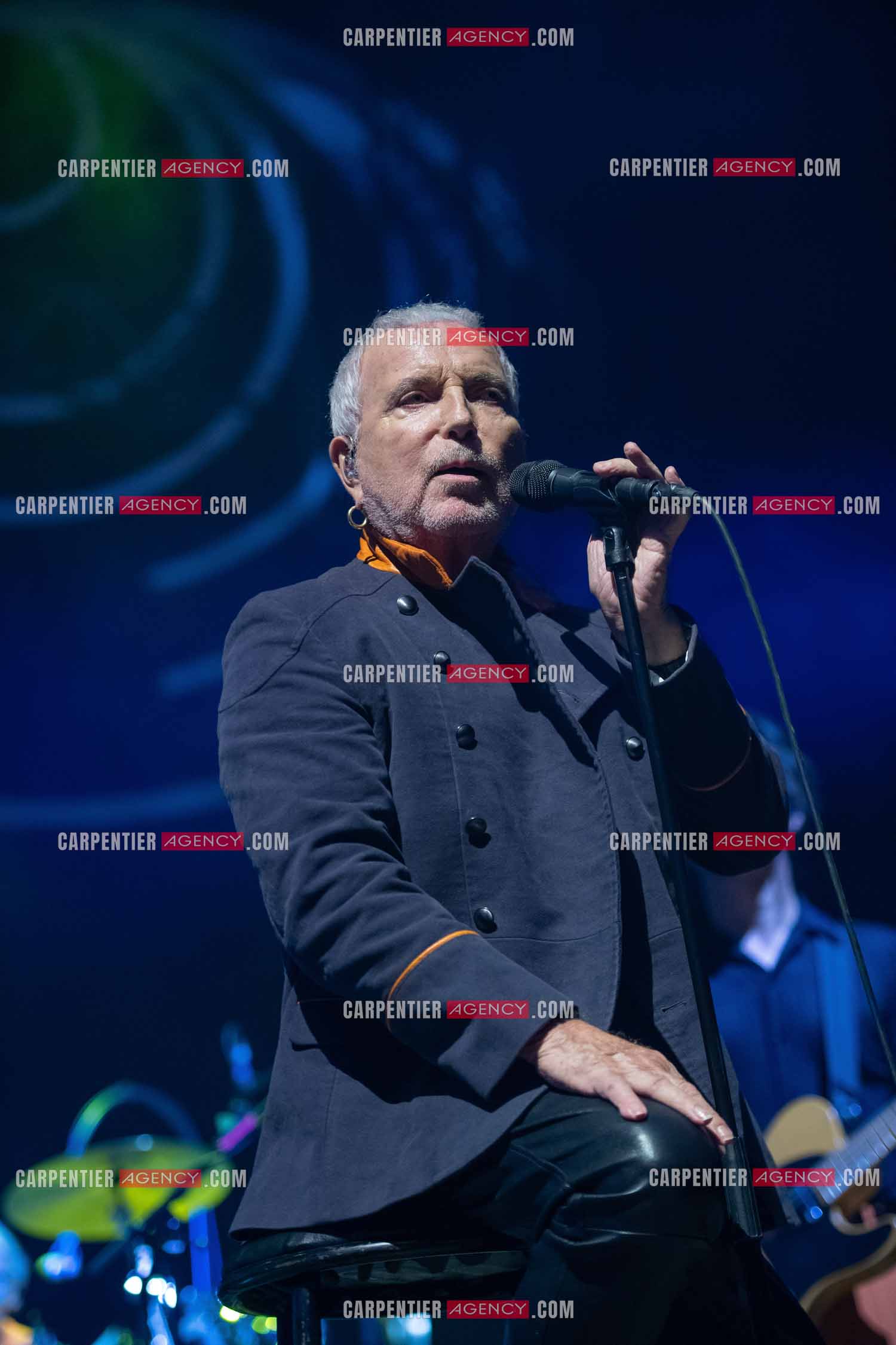 Le chanteur Bernard Lavilliers en concert pour le festival de Solliès-Pont en Juillet 2022.   ( Exclusif )