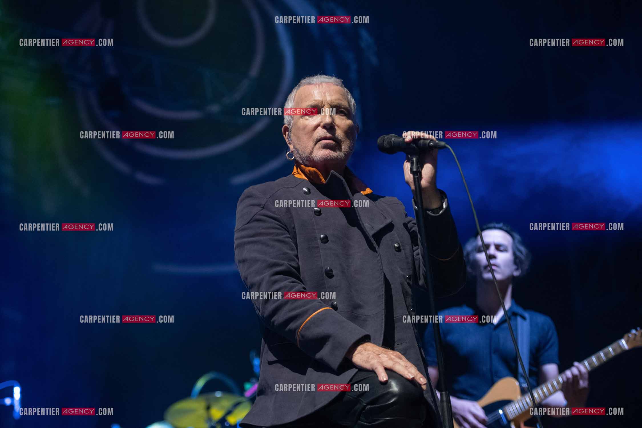 Le chanteur Bernard Lavilliers en concert pour le festival de Solliès-Pont en Juillet 2022.   ( Exclusif )