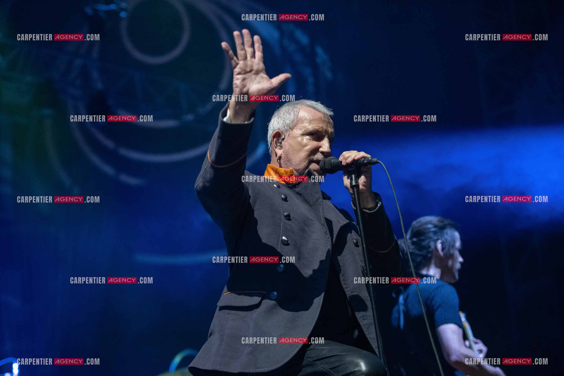 Le chanteur Bernard Lavilliers en concert pour le festival de Solliès-Pont en Juillet 2022.   ( Exclusif )