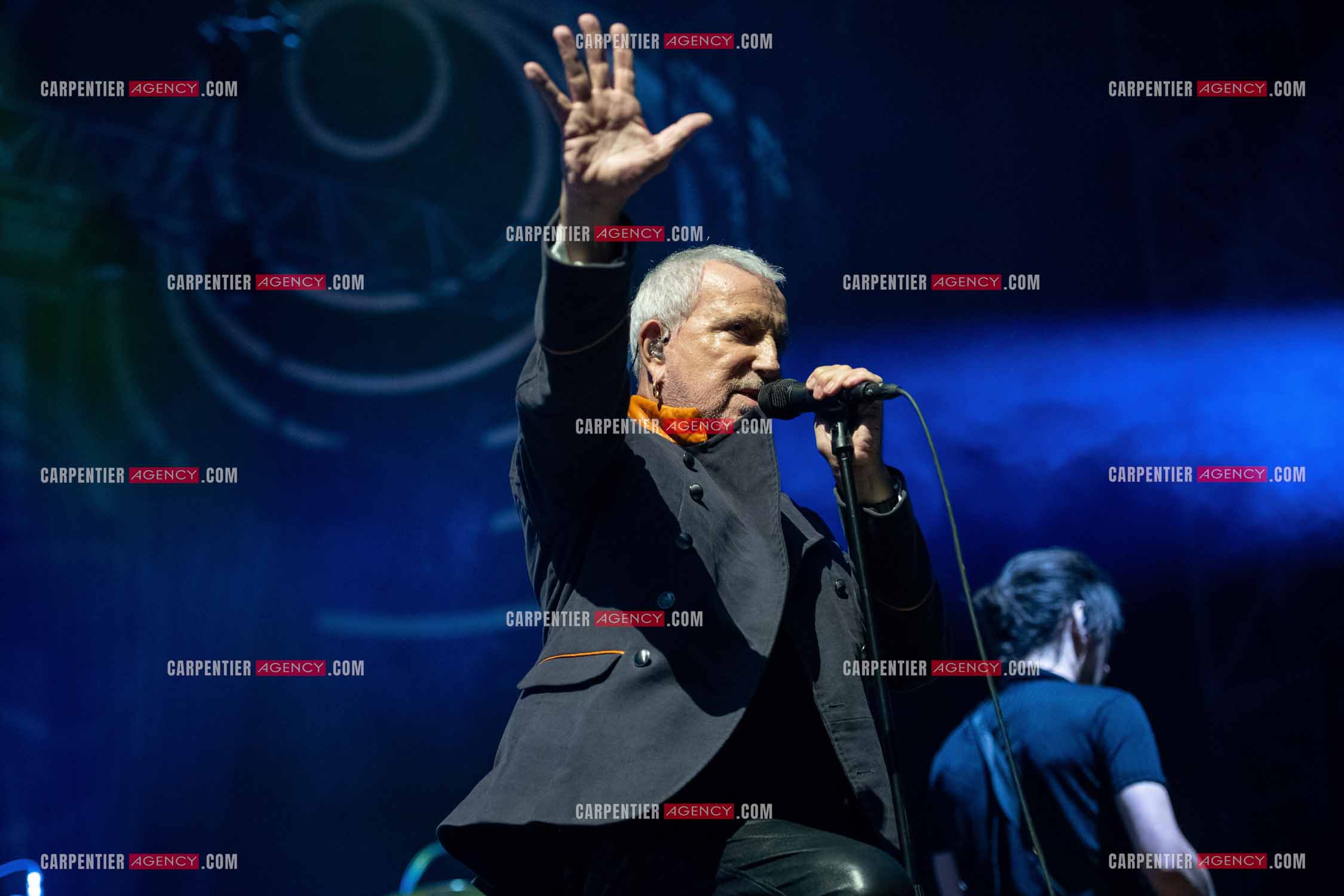 Le chanteur Bernard Lavilliers en concert pour le festival de Solliès-Pont en Juillet 2022.   ( Exclusif )