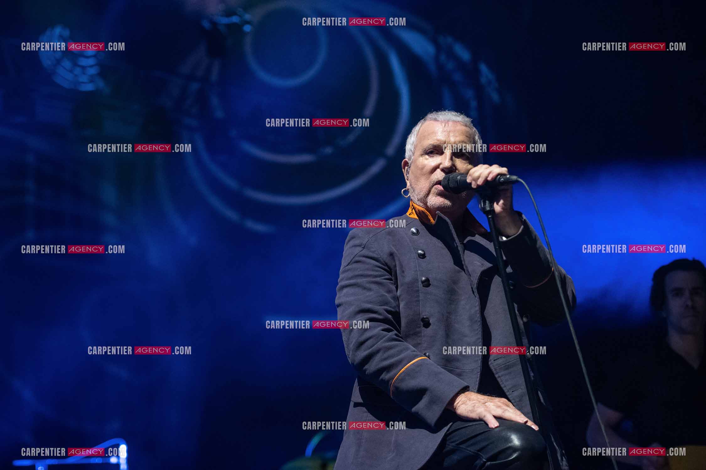 Le chanteur Bernard Lavilliers en concert pour le festival de Solliès-Pont en Juillet 2022.   ( Exclusif )